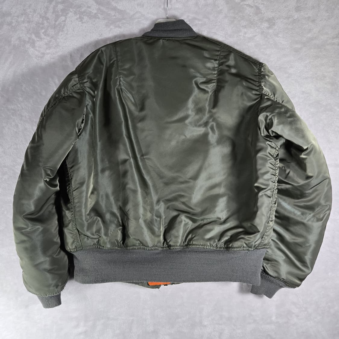 90s 미공군 납품용 알파인더스트리 MA-1 플라이트자켓 카키 상품이미지6