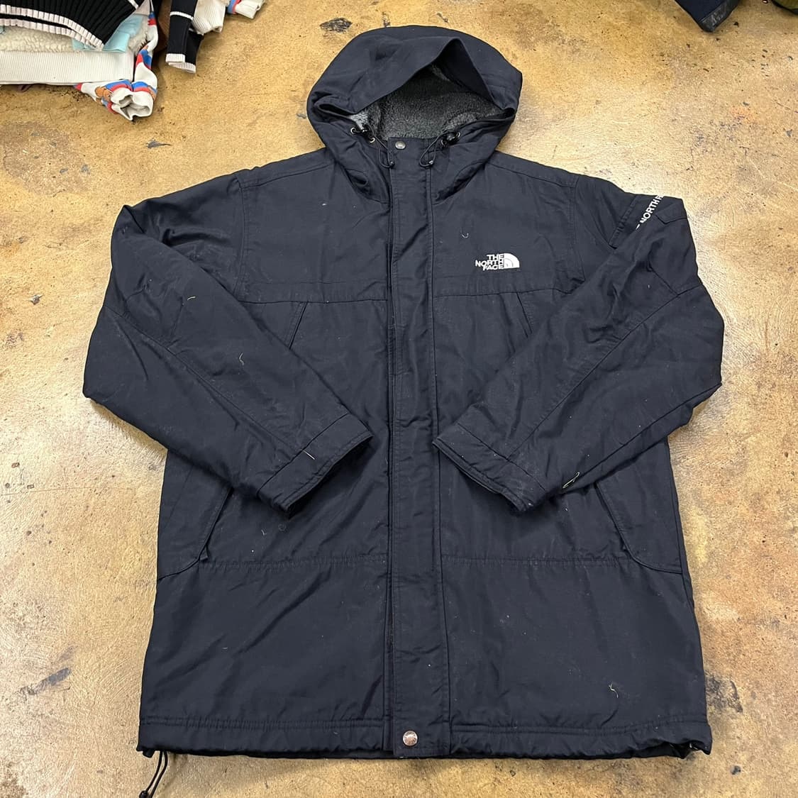 [정품/105] 노스페이스 블랙 바람막이 자켓 b14 상품이미지2