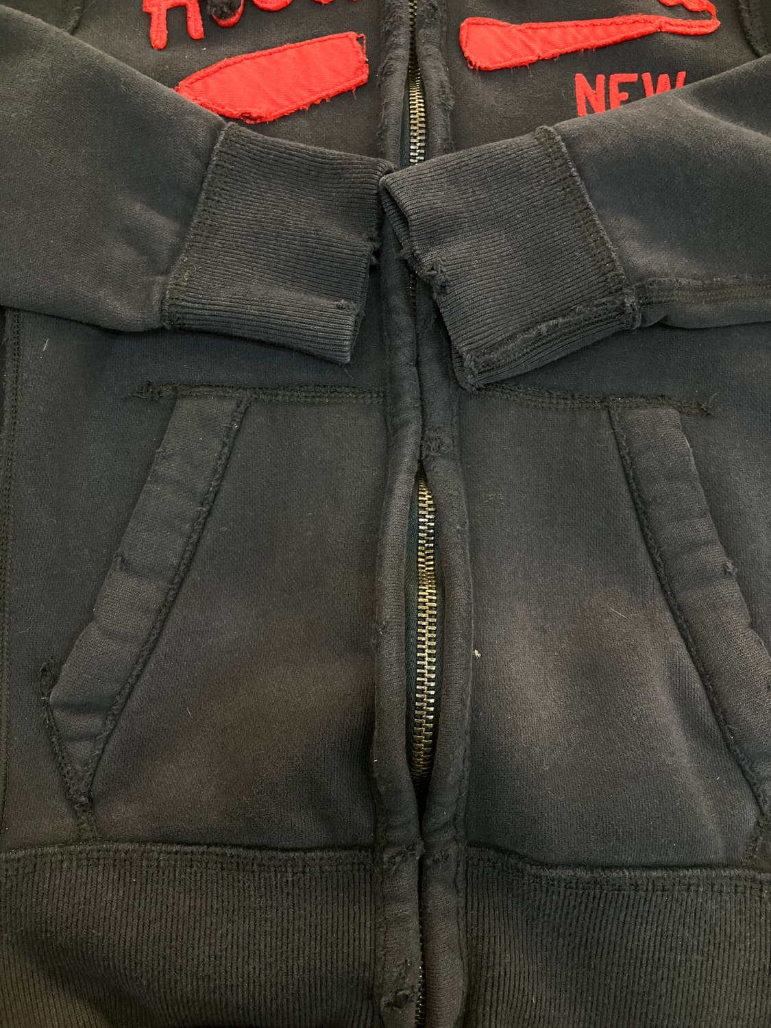 아베크롬비 네이비 후드집업 S 상품이미지5