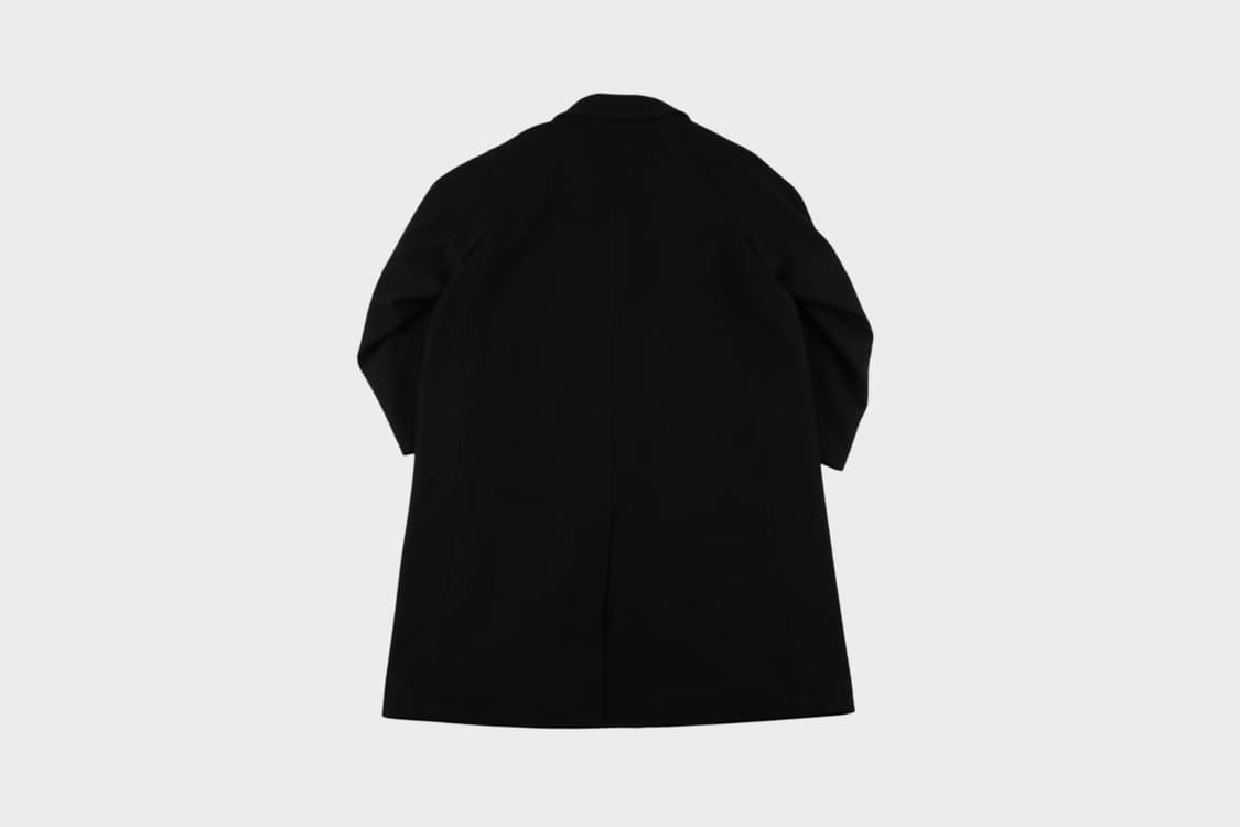 [L] 키뮤어 블랙 발마칸 코트 상품이미지6