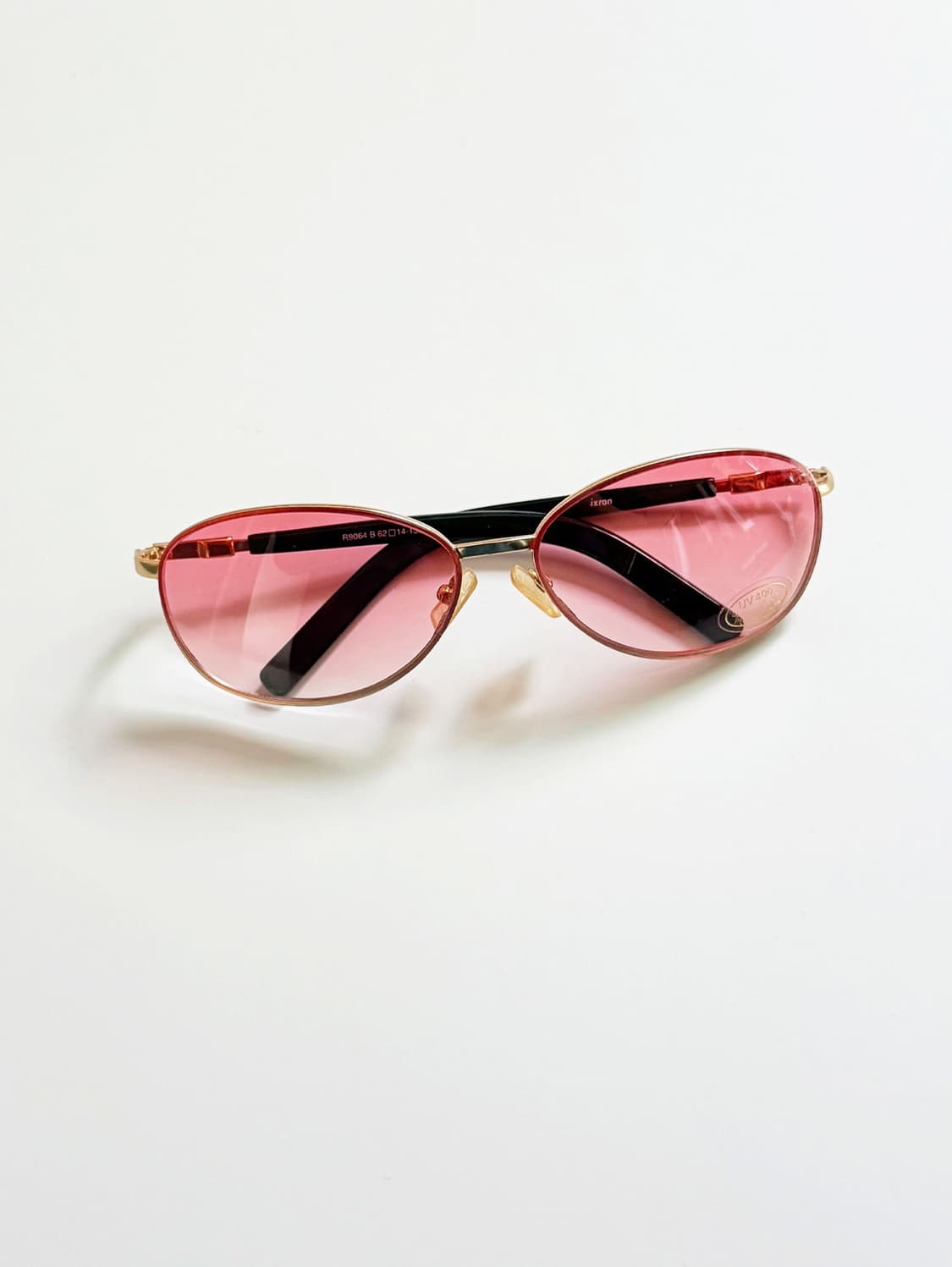 90s IXRON 무테 오벌 프레임 틴트 빈티지 선글라스 상품이미지2