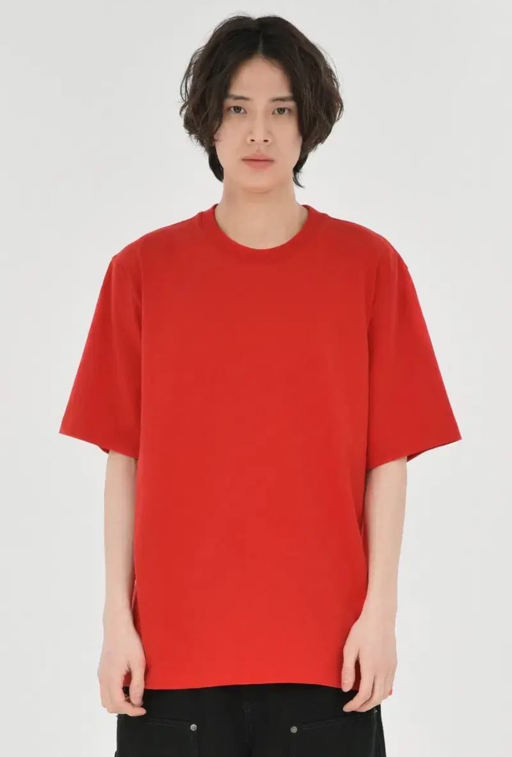 브라운야드 에센셜티셔츠 레드 5 상품이미지1