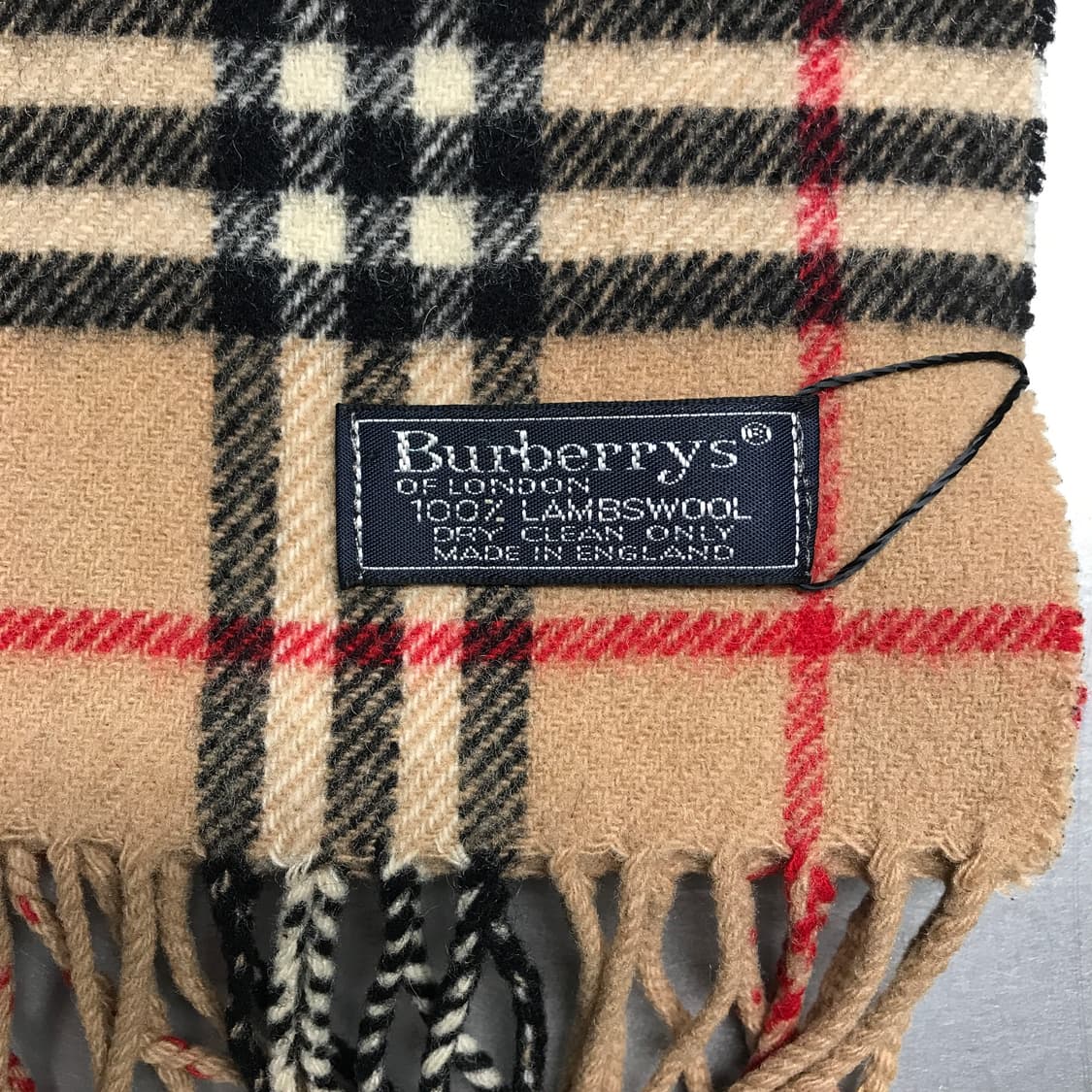버버리 정품 램스울 머플러 베이지 상품이미지4