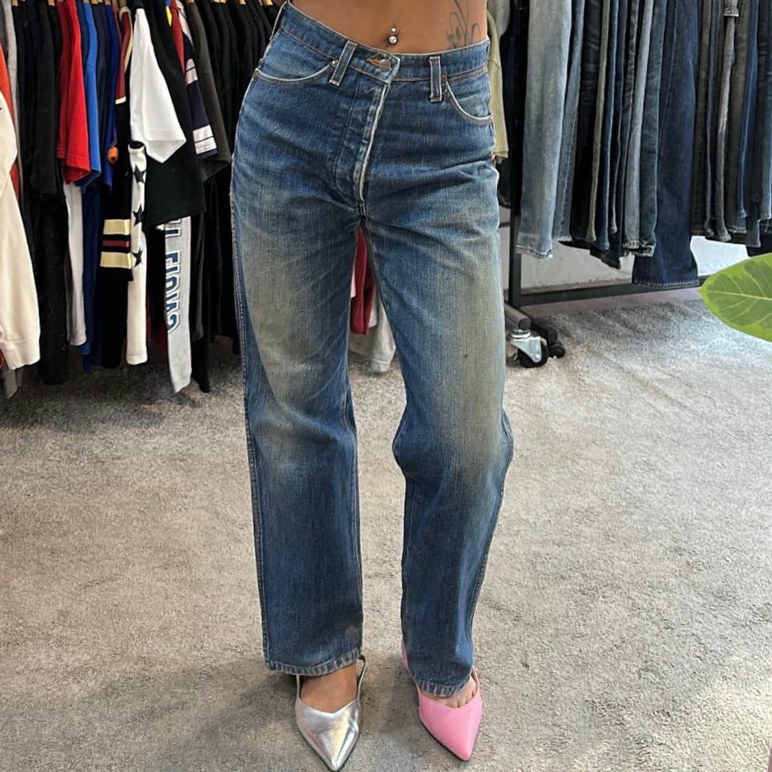 랭글러 웨스턴 웨어 하이라이즈 데님 팬츠(30) 상품이미지2