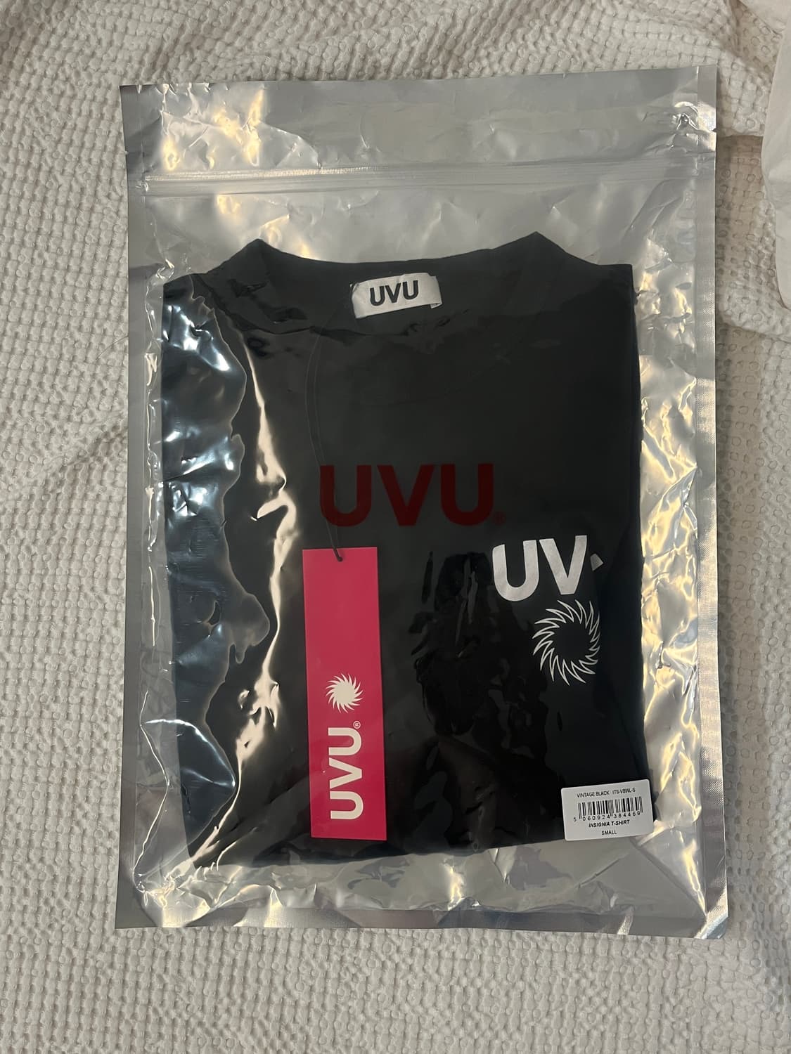 [S] uvu 인시그니아 티셔츠 블랙 상품이미지1