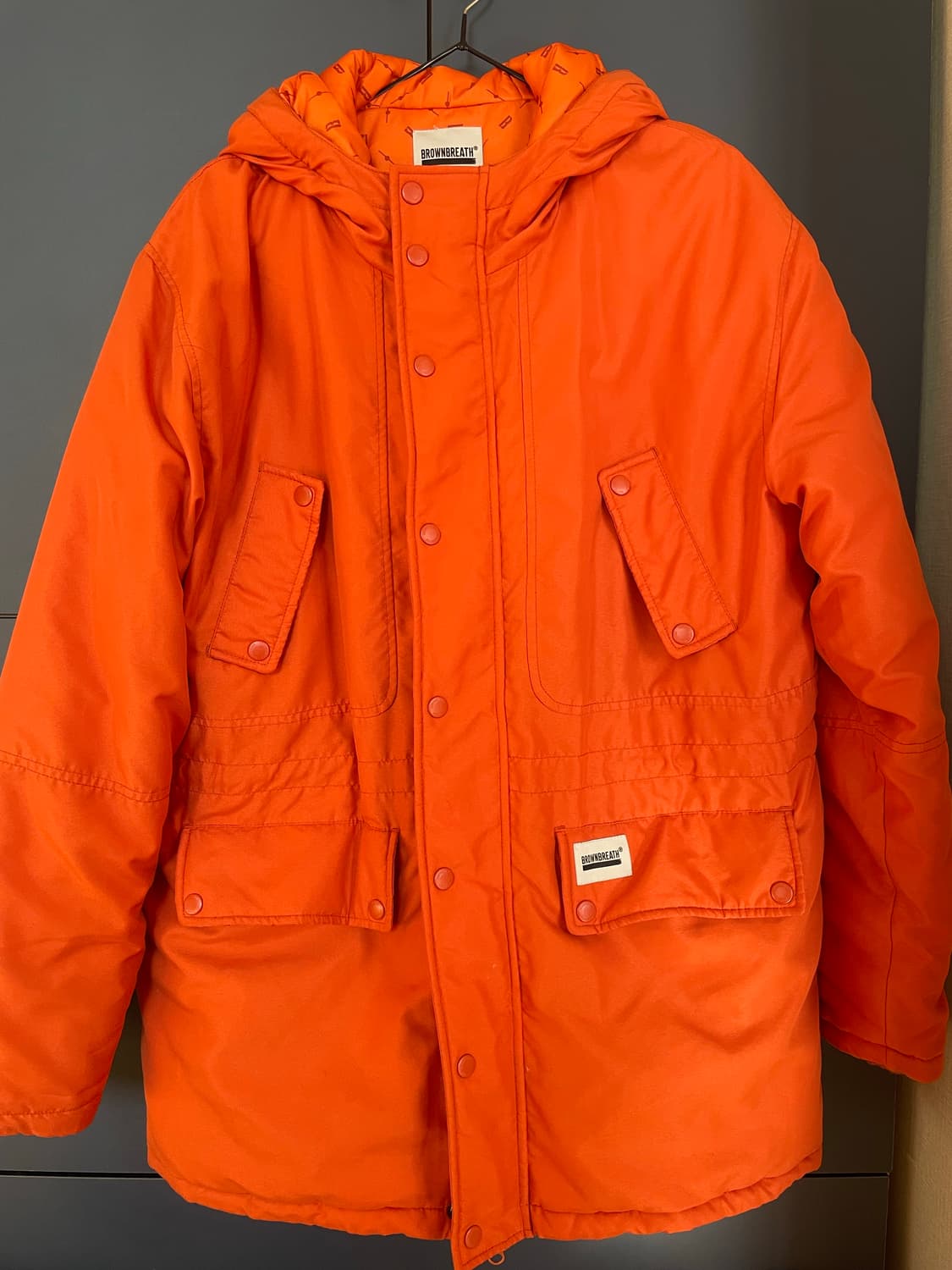 브라운브레스 오렌지 아메카지 후드 야상자켓 상품이미지1