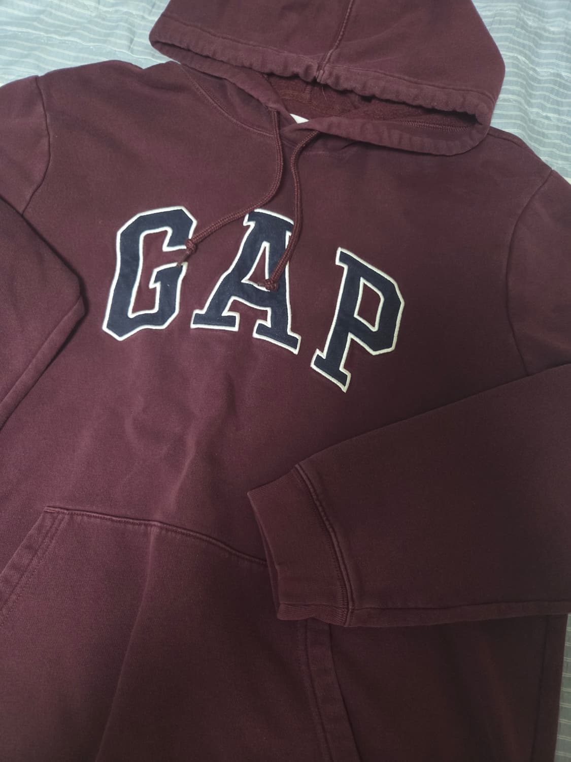 갭 대대장 버건디 후드티 상품이미지1