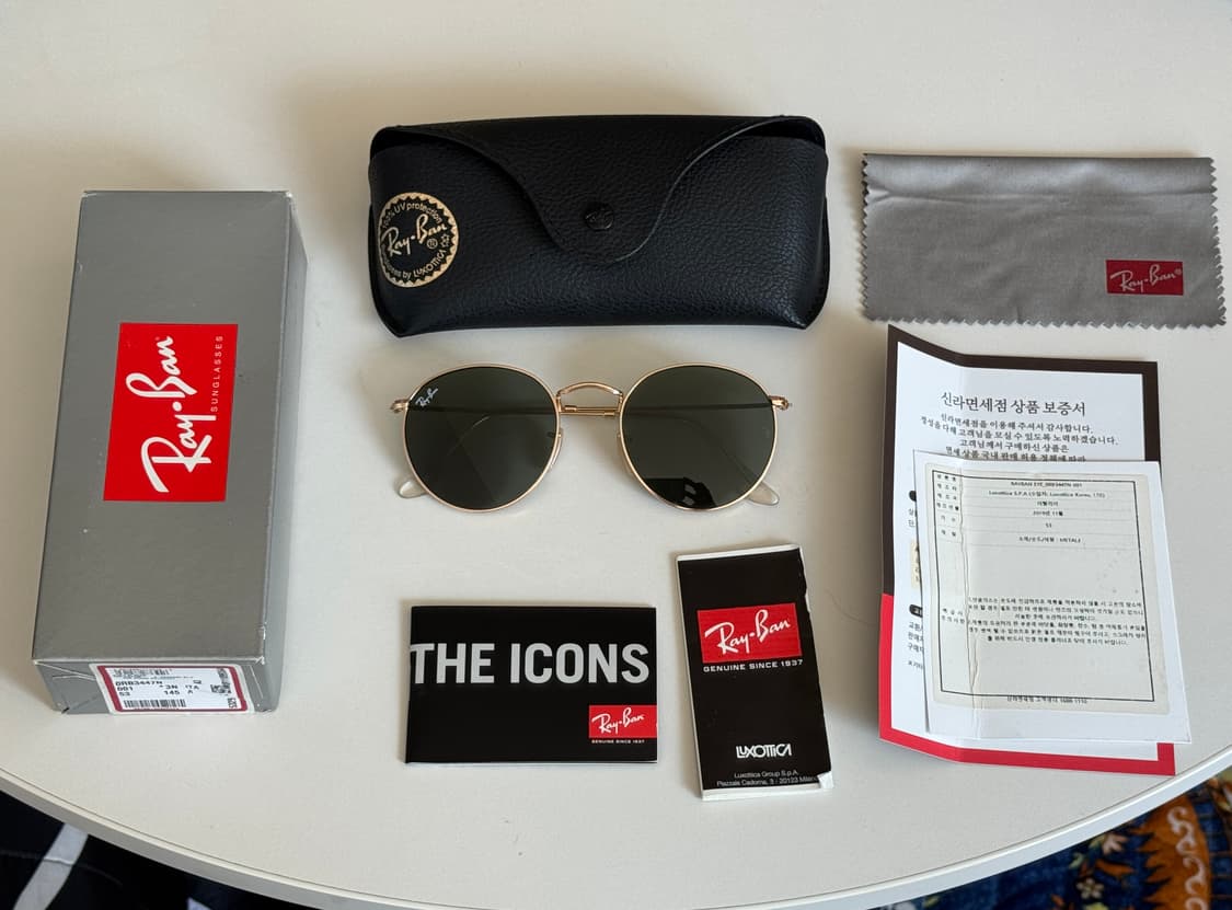 레이벤 선글라스 RB3447N-001-53 상품이미지1