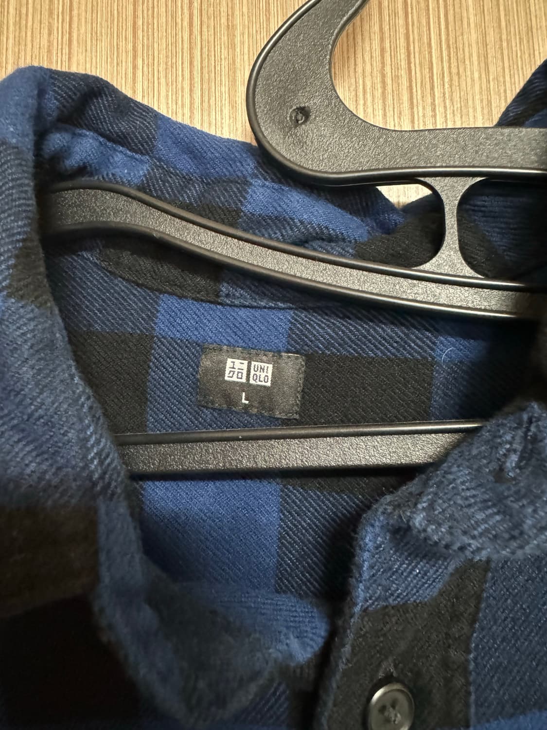 유니클로 체크셔츠 L 상품이미지3