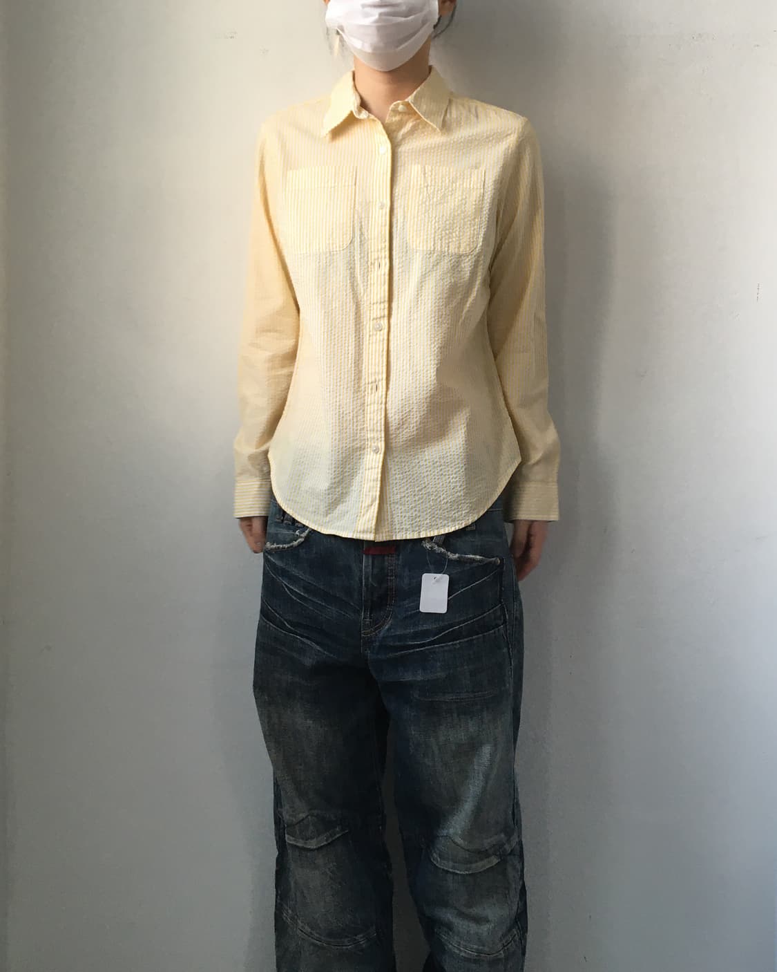 Ll bean stripe pattern shirt 상품이미지1