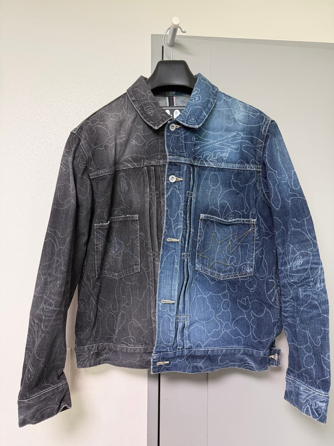 베이프 X 네이버후드 데님 트러커 자켓 상품이미지1