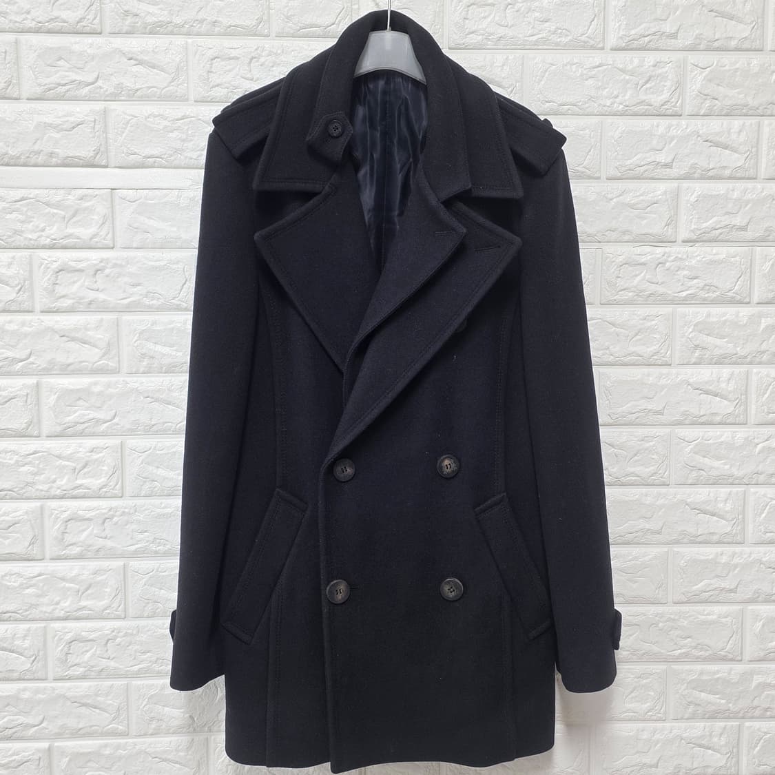 택포// 우영미 블랙 모론방 코트 100 상품이미지1