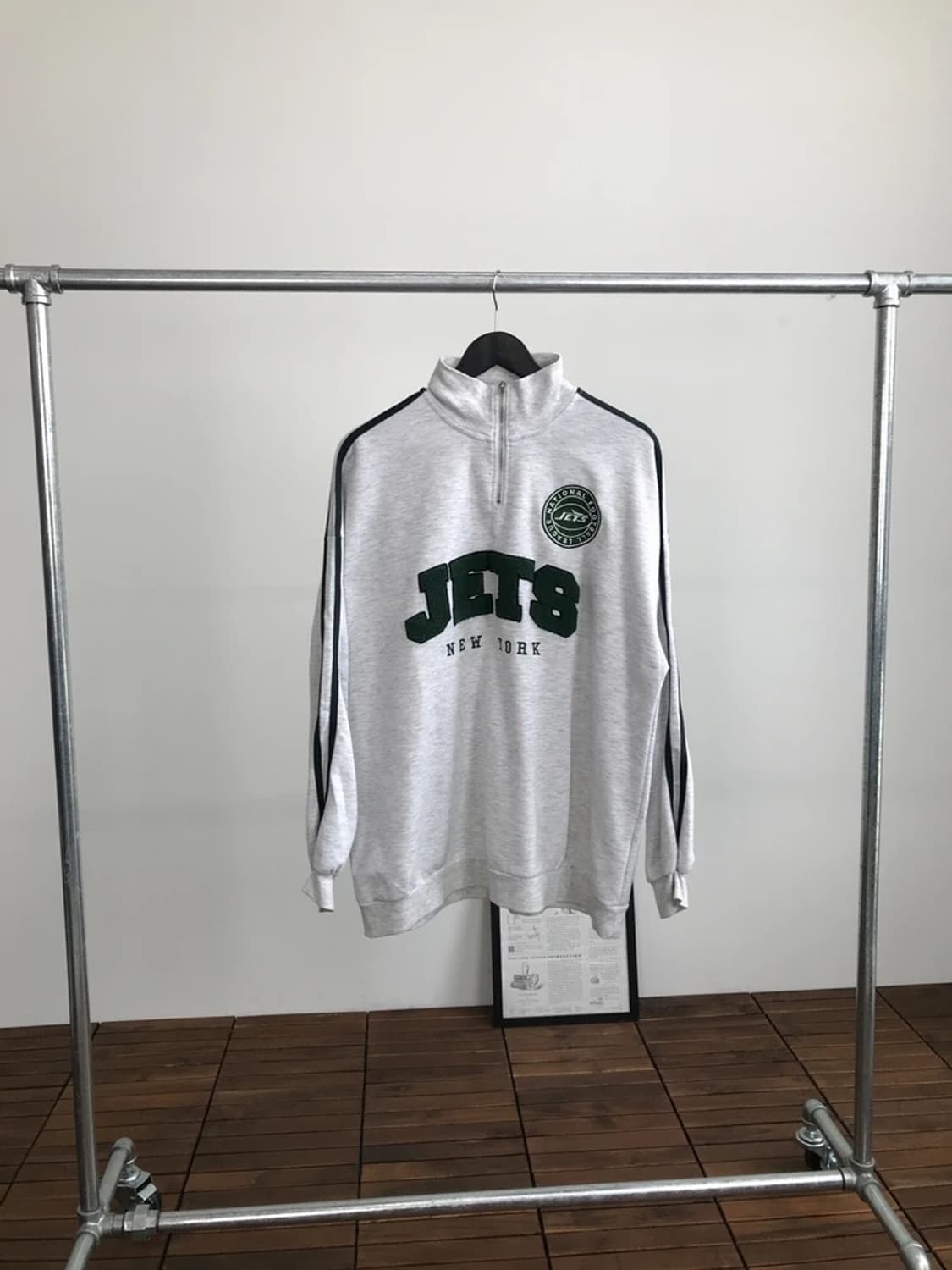 NFL NY Jets Half-Zip Pullover 상품이미지3