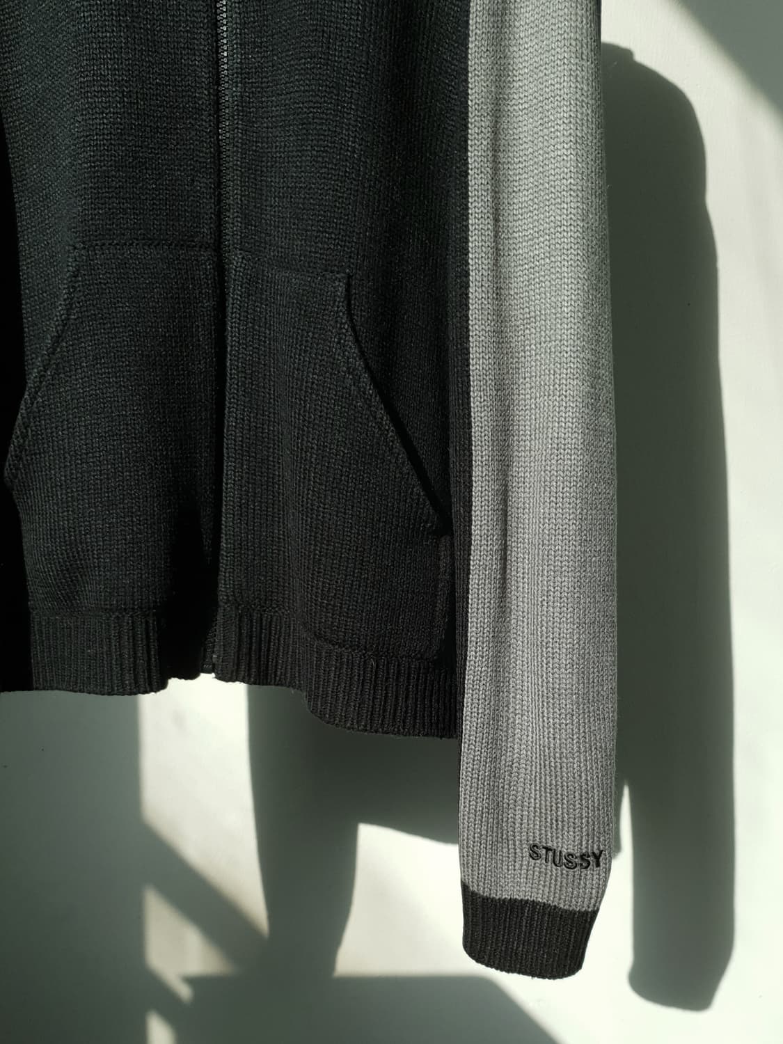 90s STUSSY Kint Hood Zip-up 상품이미지9