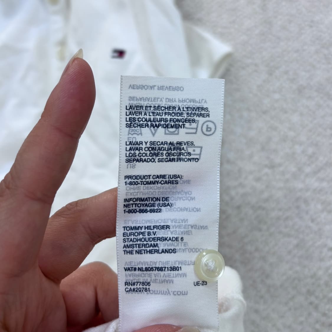 S 타미힐피거 여성 클래식핏 반팔 티셔츠 0519Y 상품이미지4