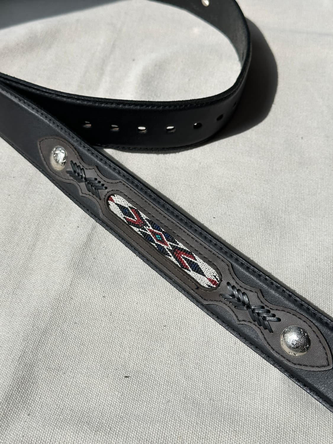 랭글러 웨스턴 콘초 레더 벨트 44 상품이미지6