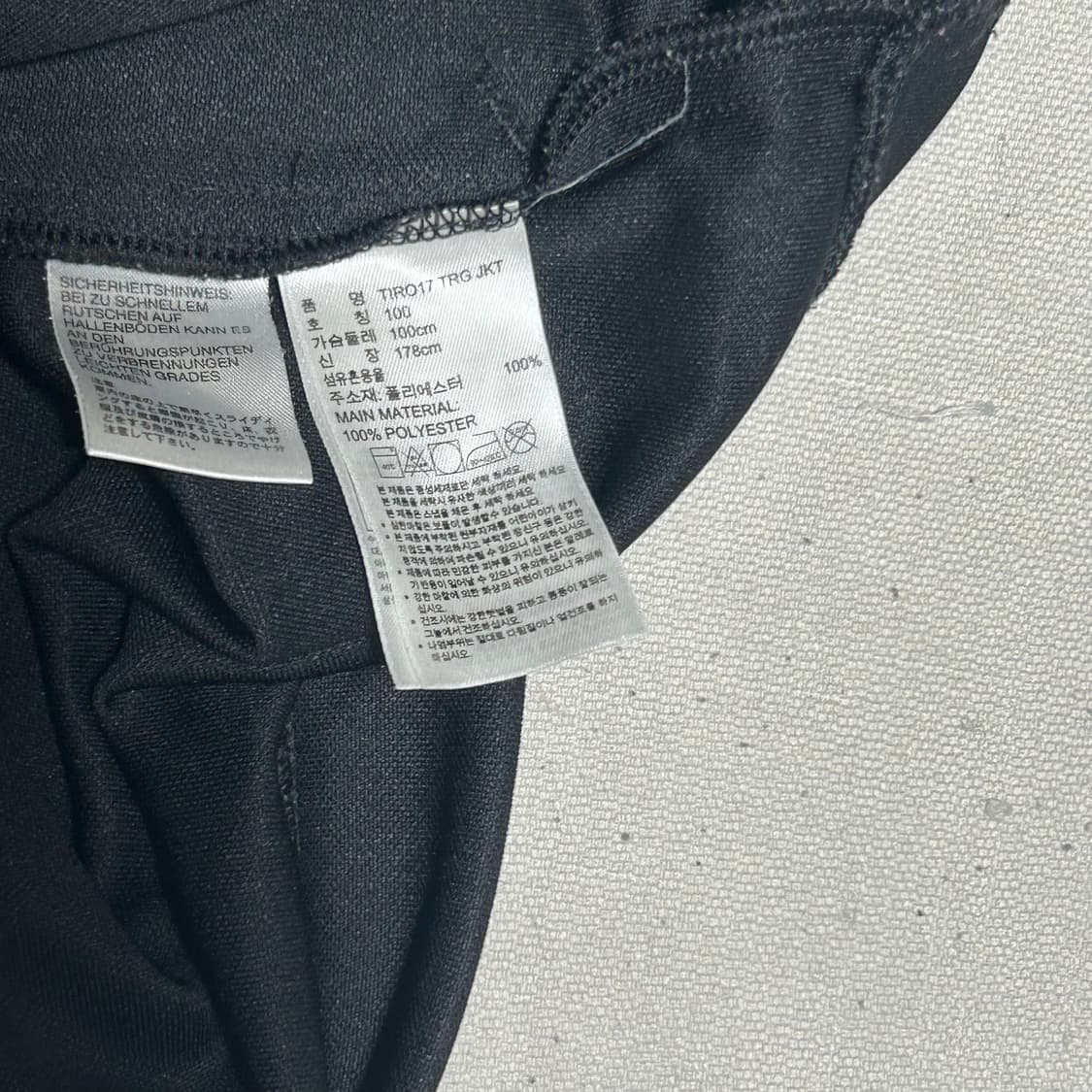 Adidas 수원삼성 블랙 트랙탑 져지 상품이미지4