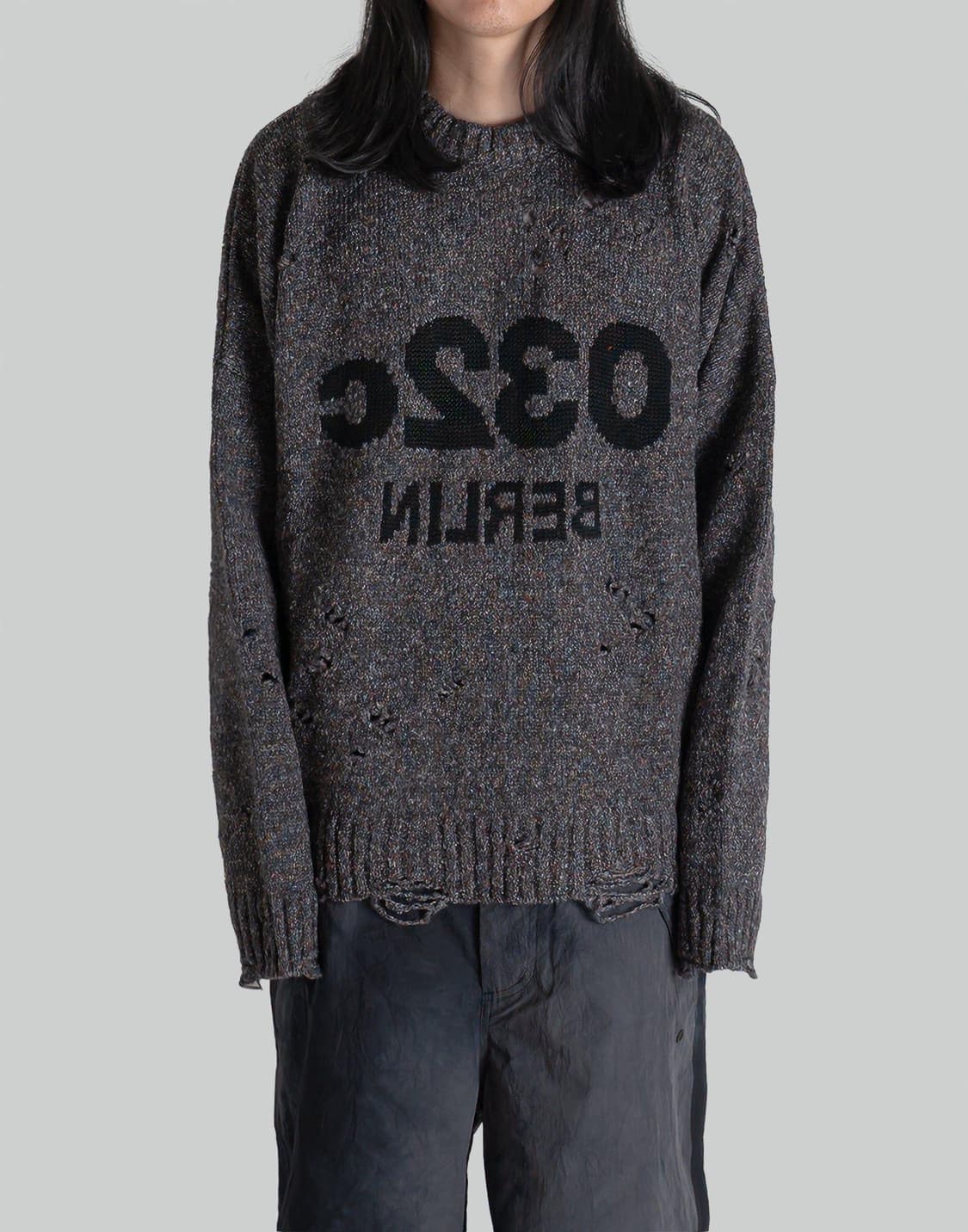 032c DESTROYED SELFIE SWEATER 상품이미지1