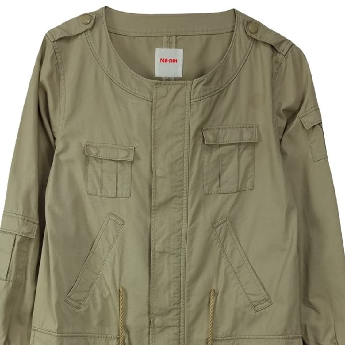 [네넷] 이세이미야케 카라리스 논카라 피시테일 파카 야상 P01504 상품이미지4