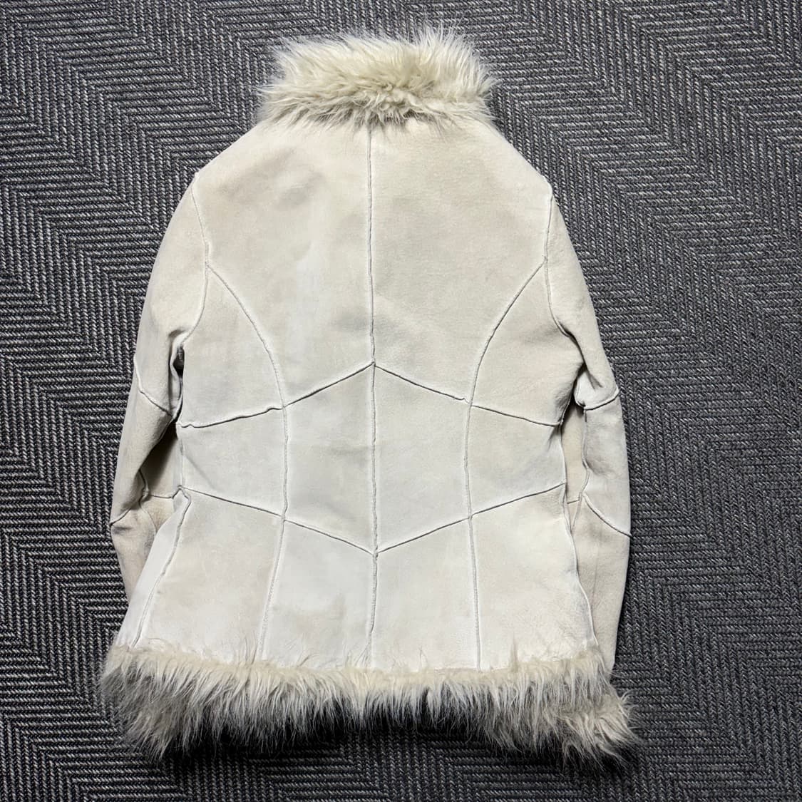 MORGAN 무스탕 퍼 자켓 크림(85) 상품이미지2