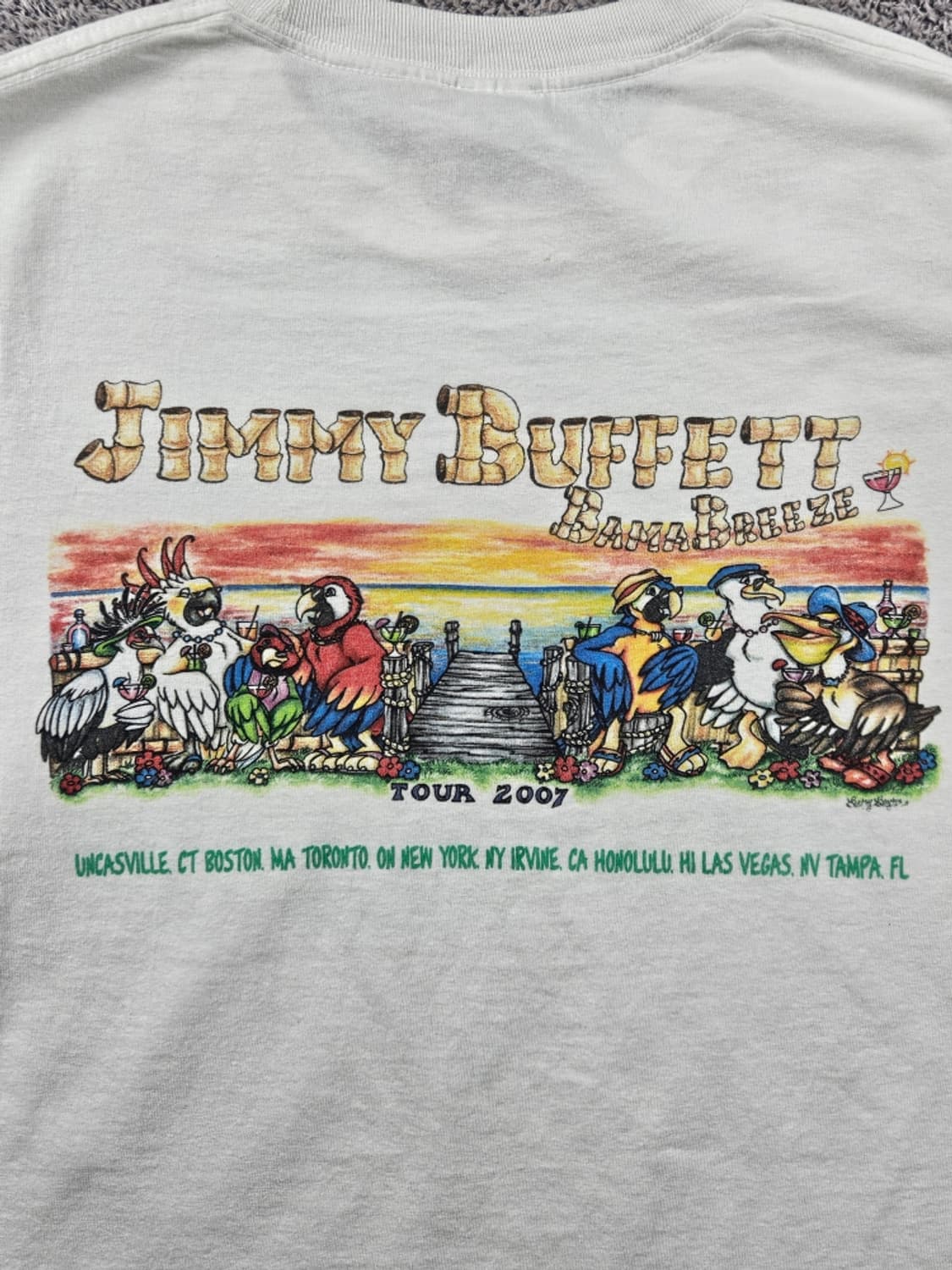 AAA 2007 JIMMY BUFFETT 롱슬리브 (XL) / 11117 상품이미지9