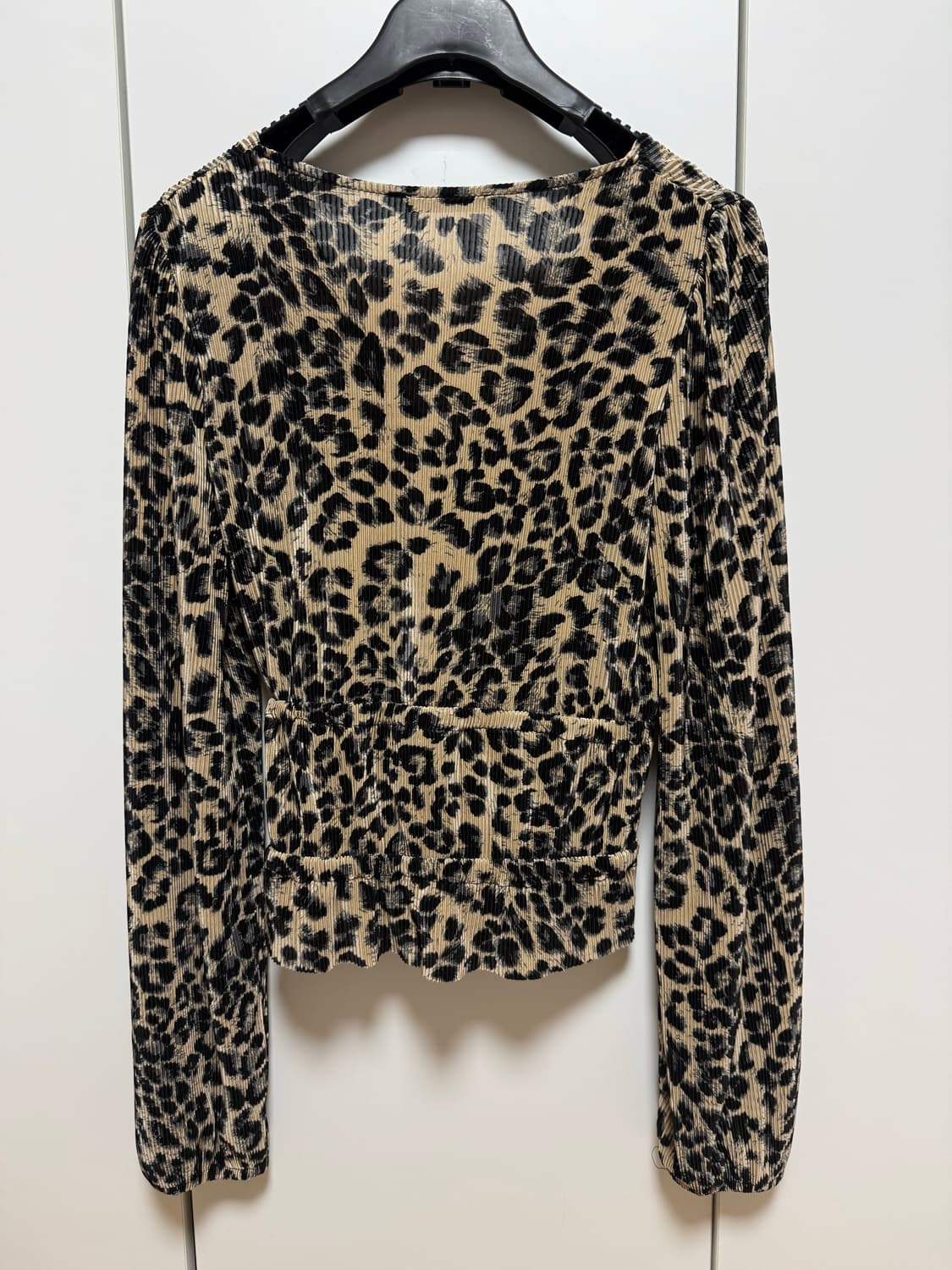 zara 레오파드 랩 블라우스 상품이미지4