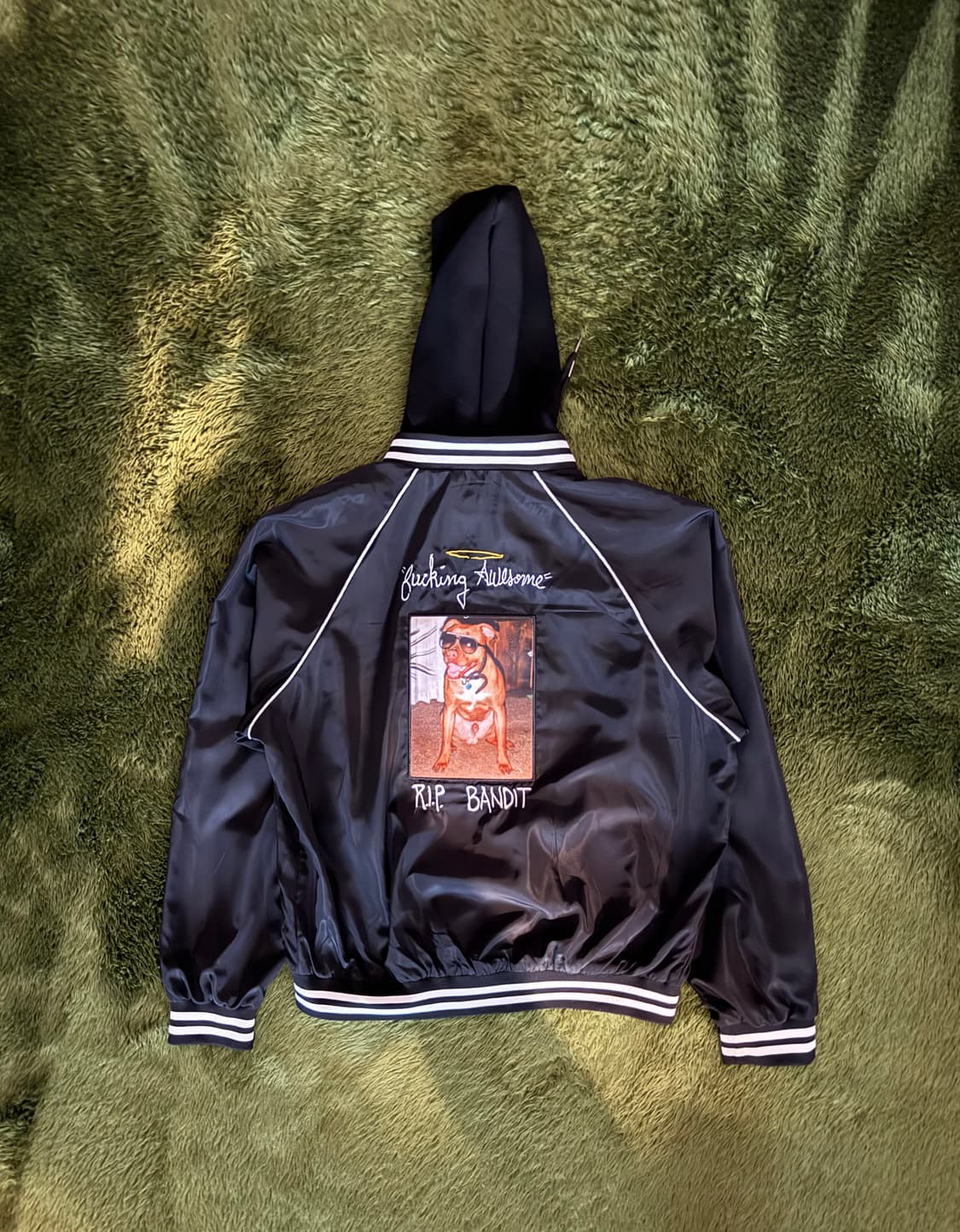 [L] 퍼킹어썸 R.I.P. BANDIT 라이트웨이트 스타디움 자켓 상품이미지8