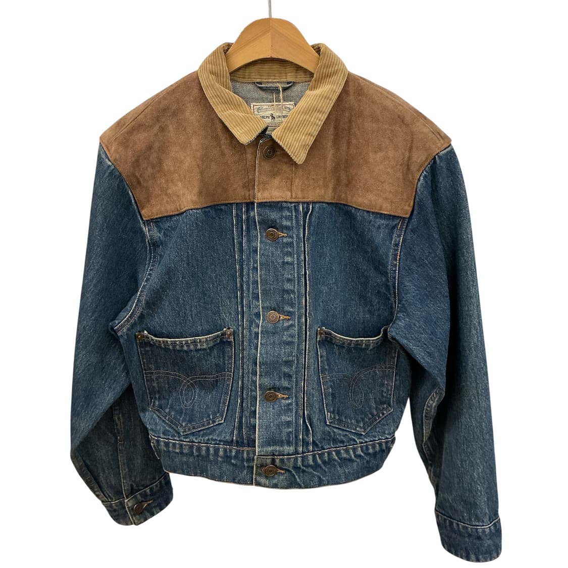 폴로 랄프로렌 스웨이드 데님 자켓 상품이미지1