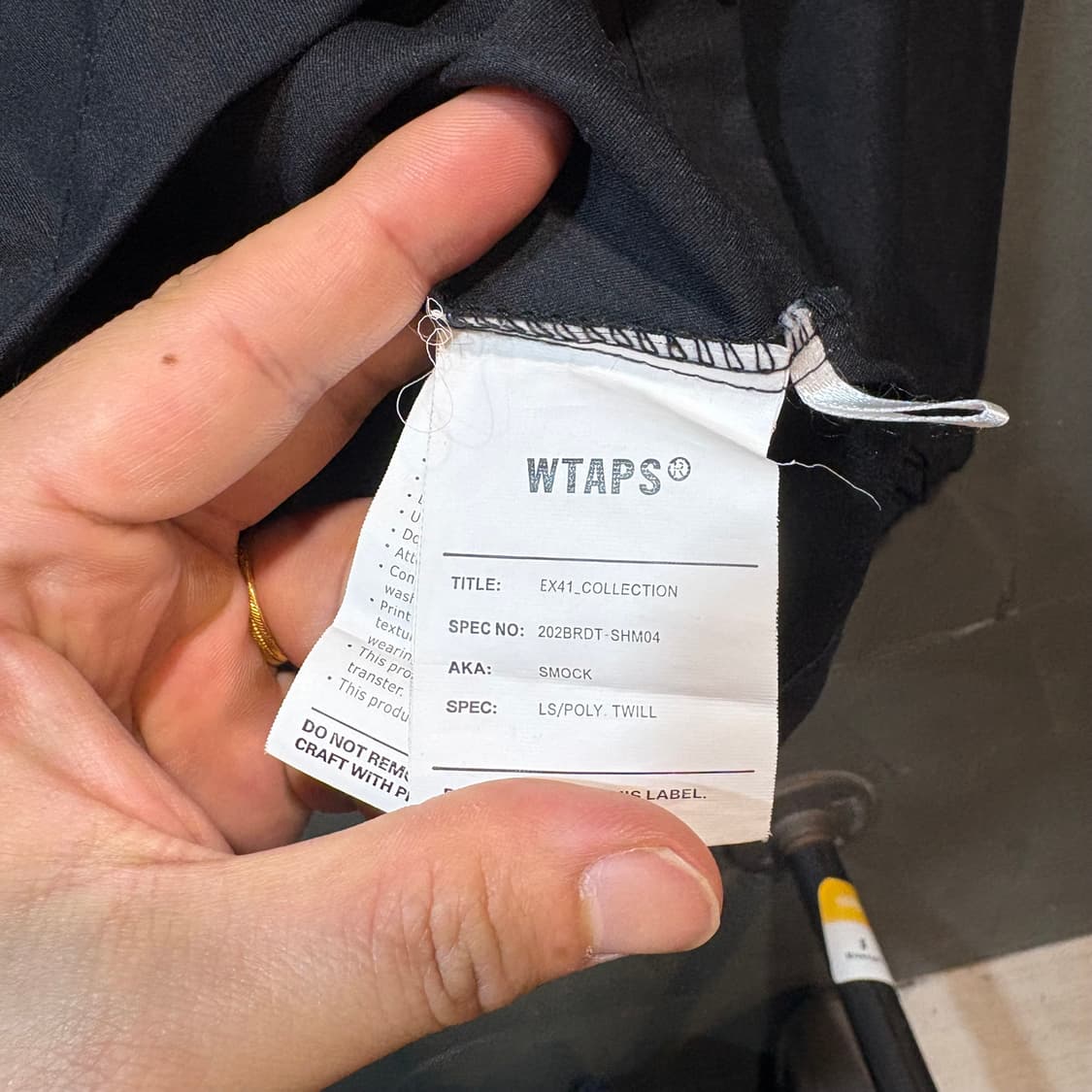 [1] WTAPS 더블탭스 나일론 맨투맨  상품이미지7