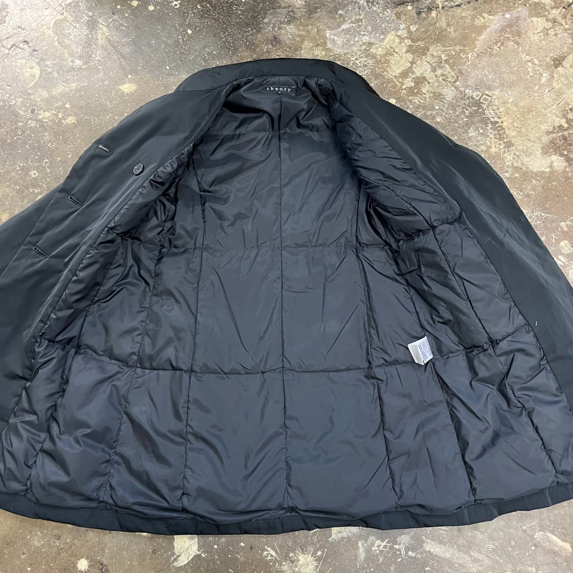 S) 띠어리 더블버튼 덕다운 패딩 코트 점퍼 상품이미지4