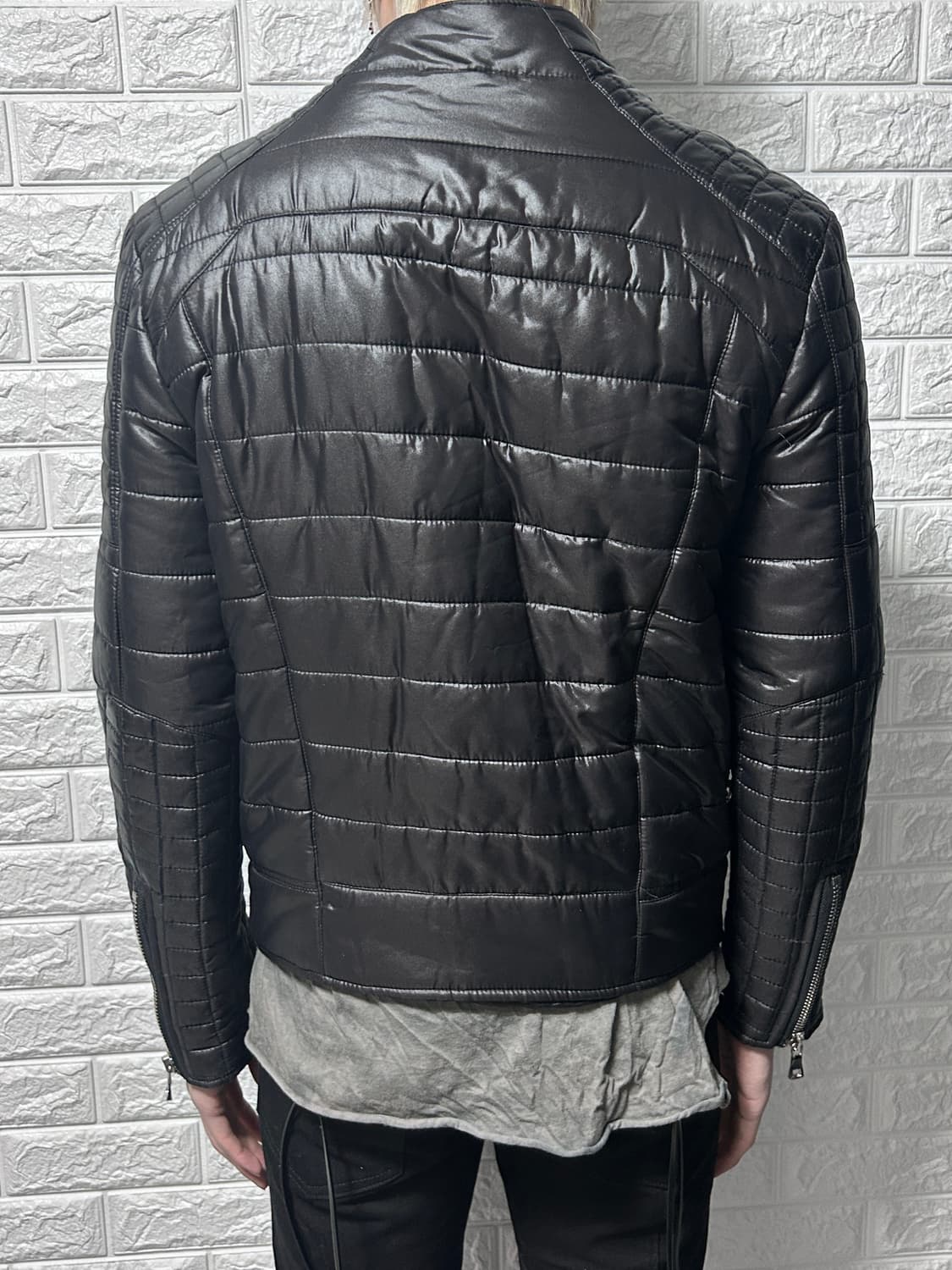 퀼티드 더블 지퍼 패딩 자켓 상품이미지3