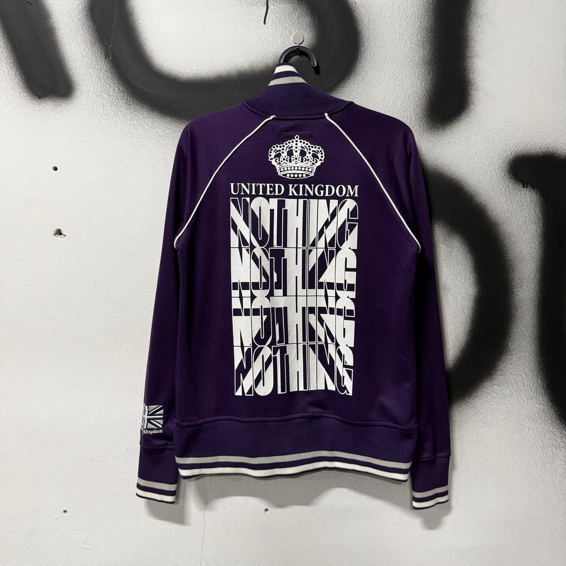 VTG 빈티지 풀 프린팅 락 고스 펑크 투웨이 집업 져지 자켓 상품이미지2