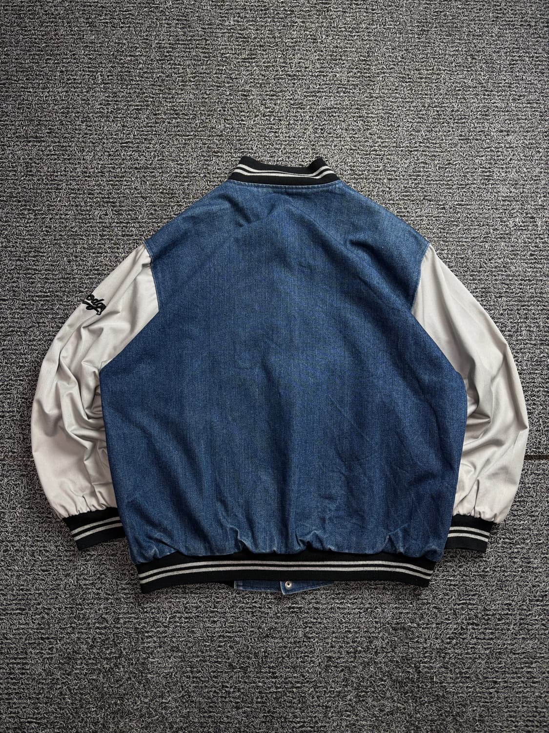 00s 빈티지 LA 다져스 빅로고 올드스쿨 데님 바시티 자켓 2392  상품이미지5