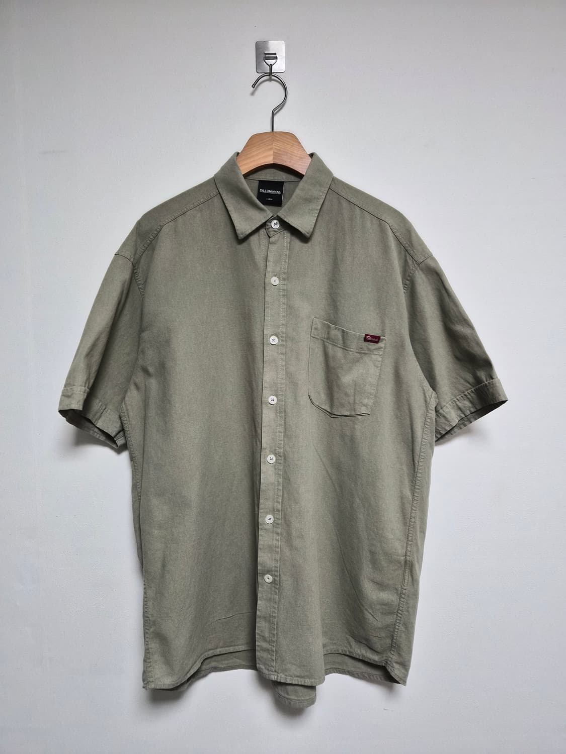 필루미네이트 반팔 린넨 셔츠 L사이즈 - T74 상품이미지1