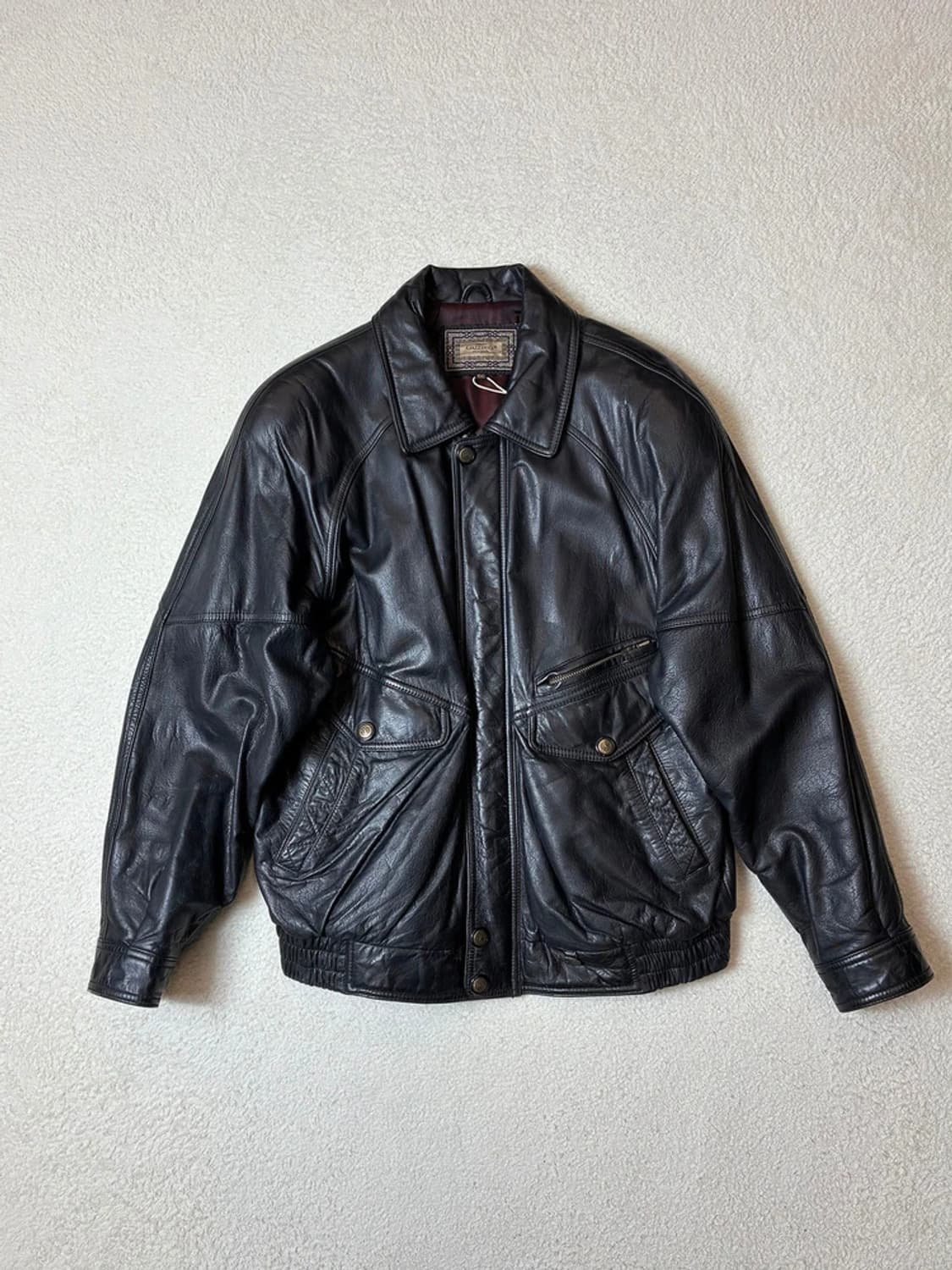 GAUCCI 90's 리얼 소가죽 항공 자켓 PN6646    상품이미지1