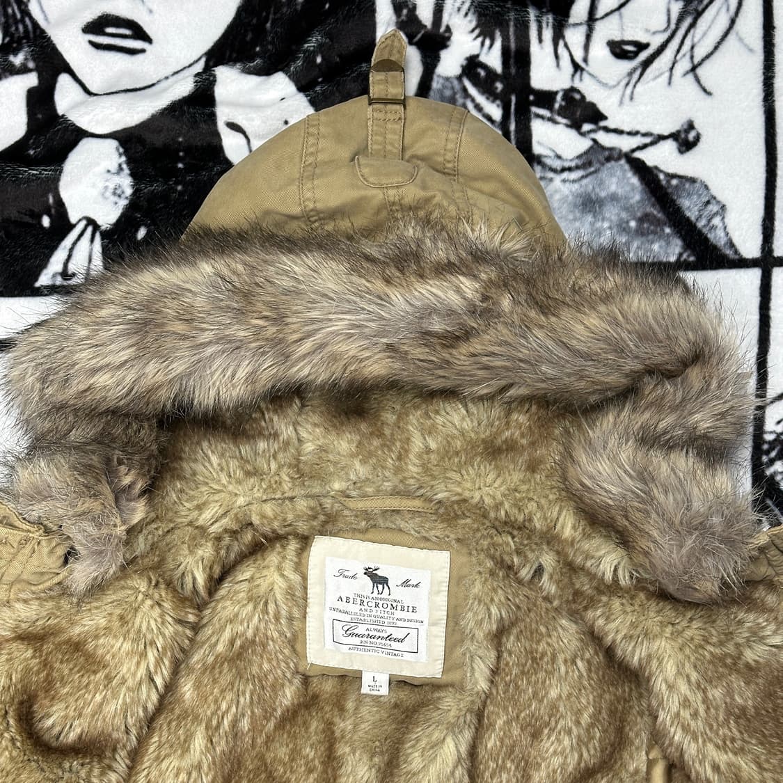 희귀매물)아베크롬비 울프죠 야상/예비단추O 상품이미지4