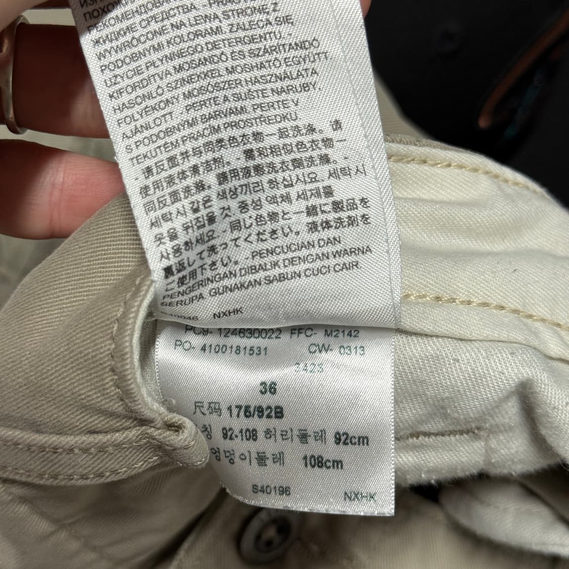 리바이스 오리지널 빅 사이즈 와이드 코튼 카고 반바지 상품이미지8