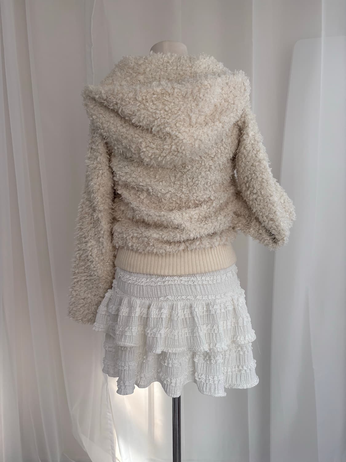 CECIL McBEE 뽀글이 호피 안감 점퍼 상품이미지10