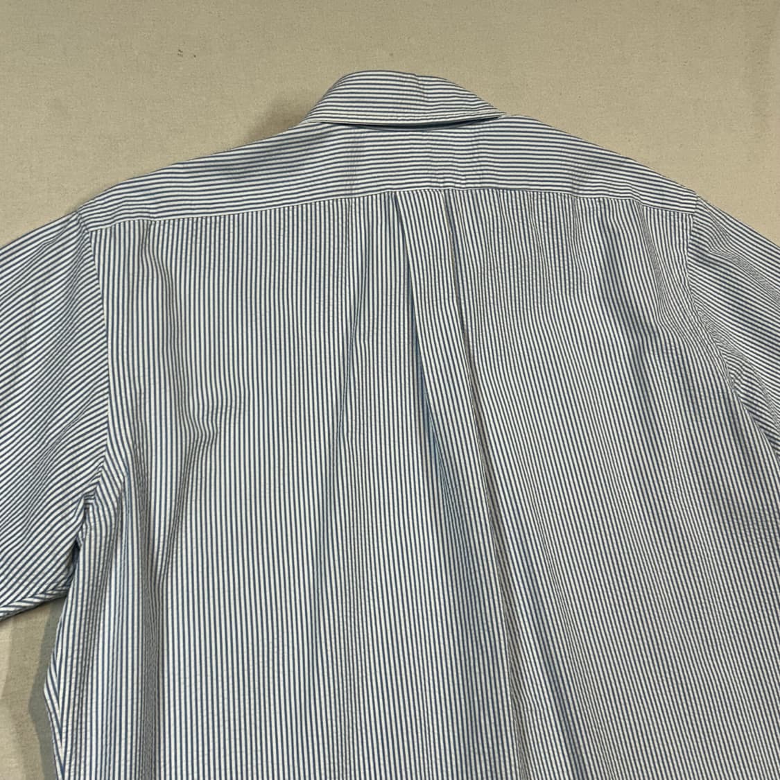 XL) 폴로 랄프로렌 클래식핏 시어서커 스트라이프 반팔 셔츠 상품이미지6