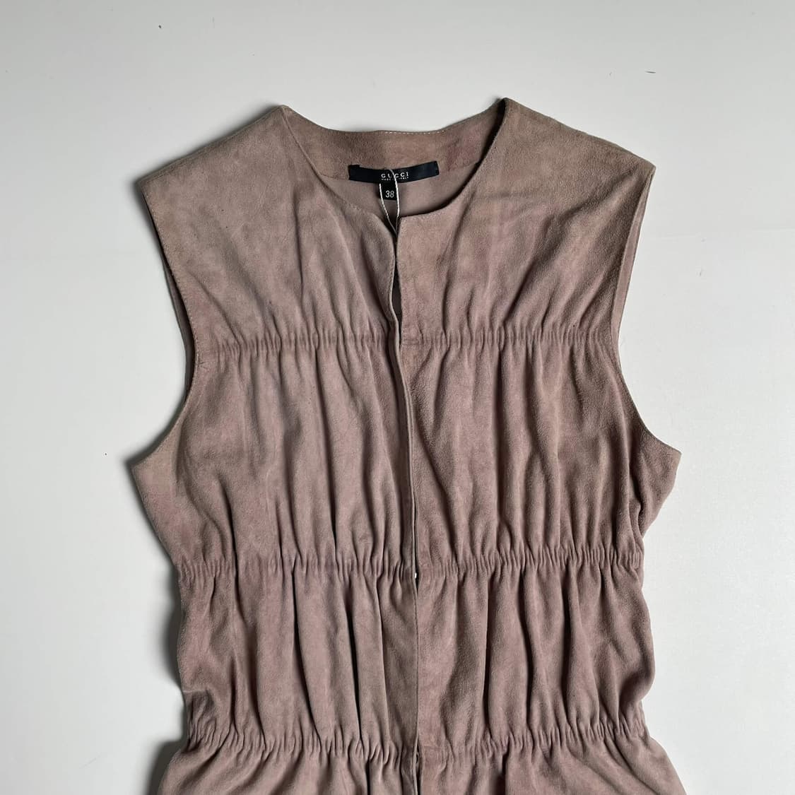 Gucci 스웨이드 셔링 베스트 (italy)   상품이미지2