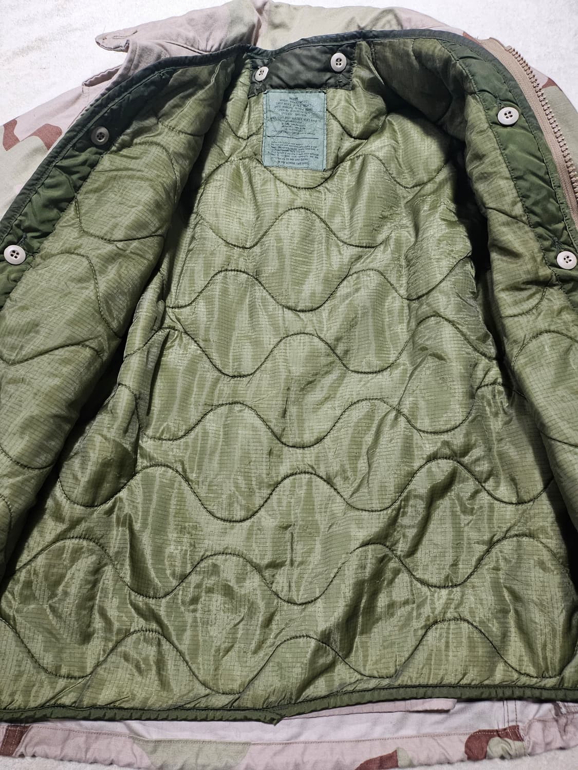 90s 미군오리지날 사막삼색 M65 필드자켓 셋 상품이미지5