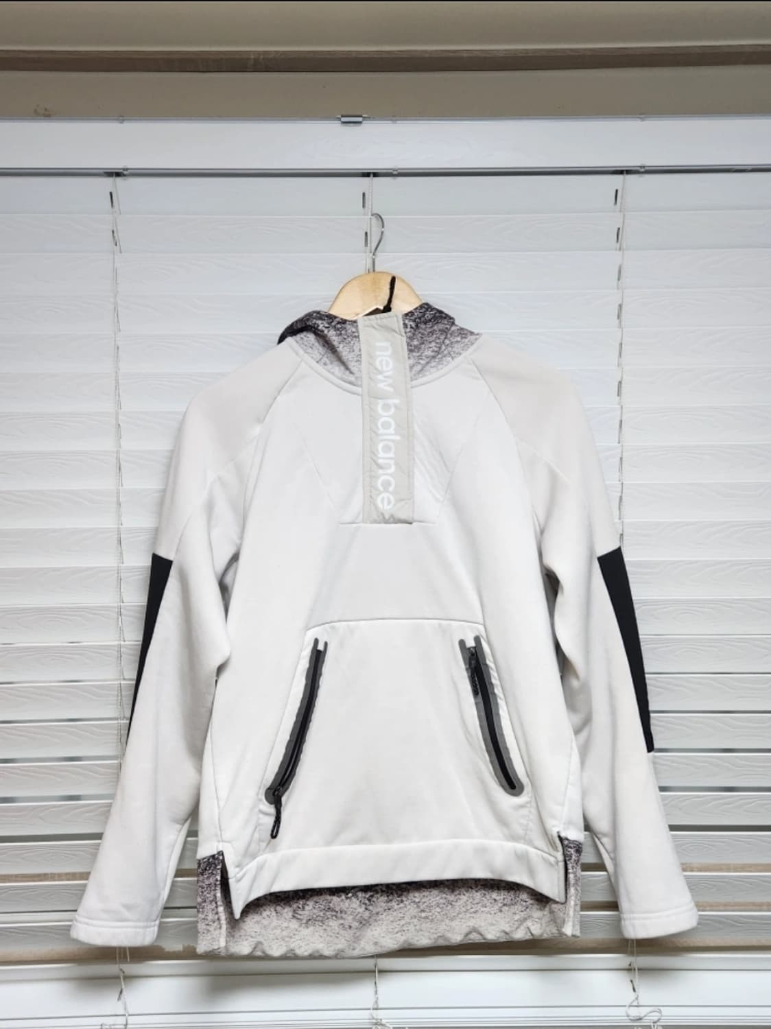 뉴발란스 폴리스 본딩 하프집업 후드티 M 상품이미지1