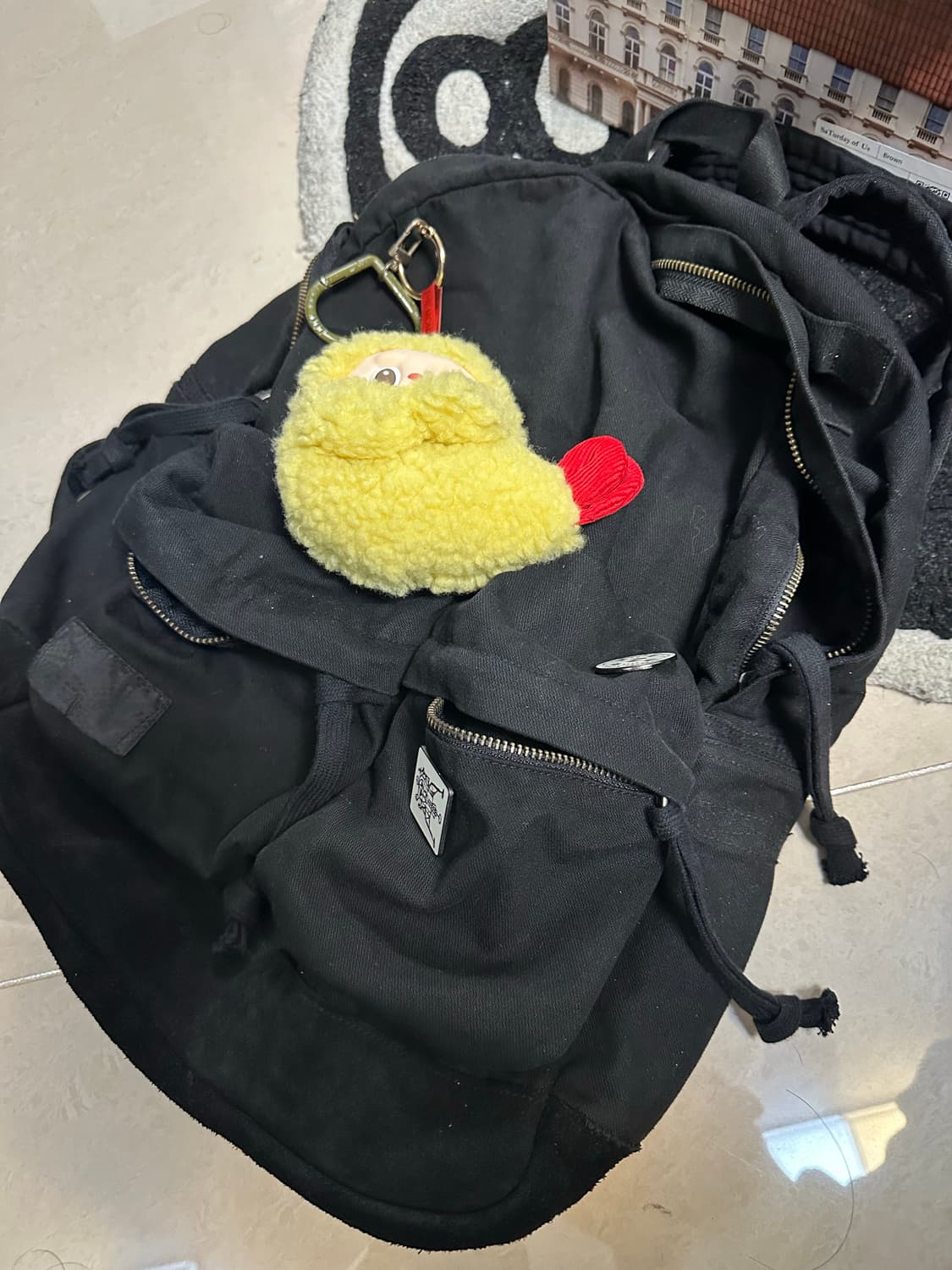 폴리테루 유즈드 백팩 2PK 블랙 상품이미지1