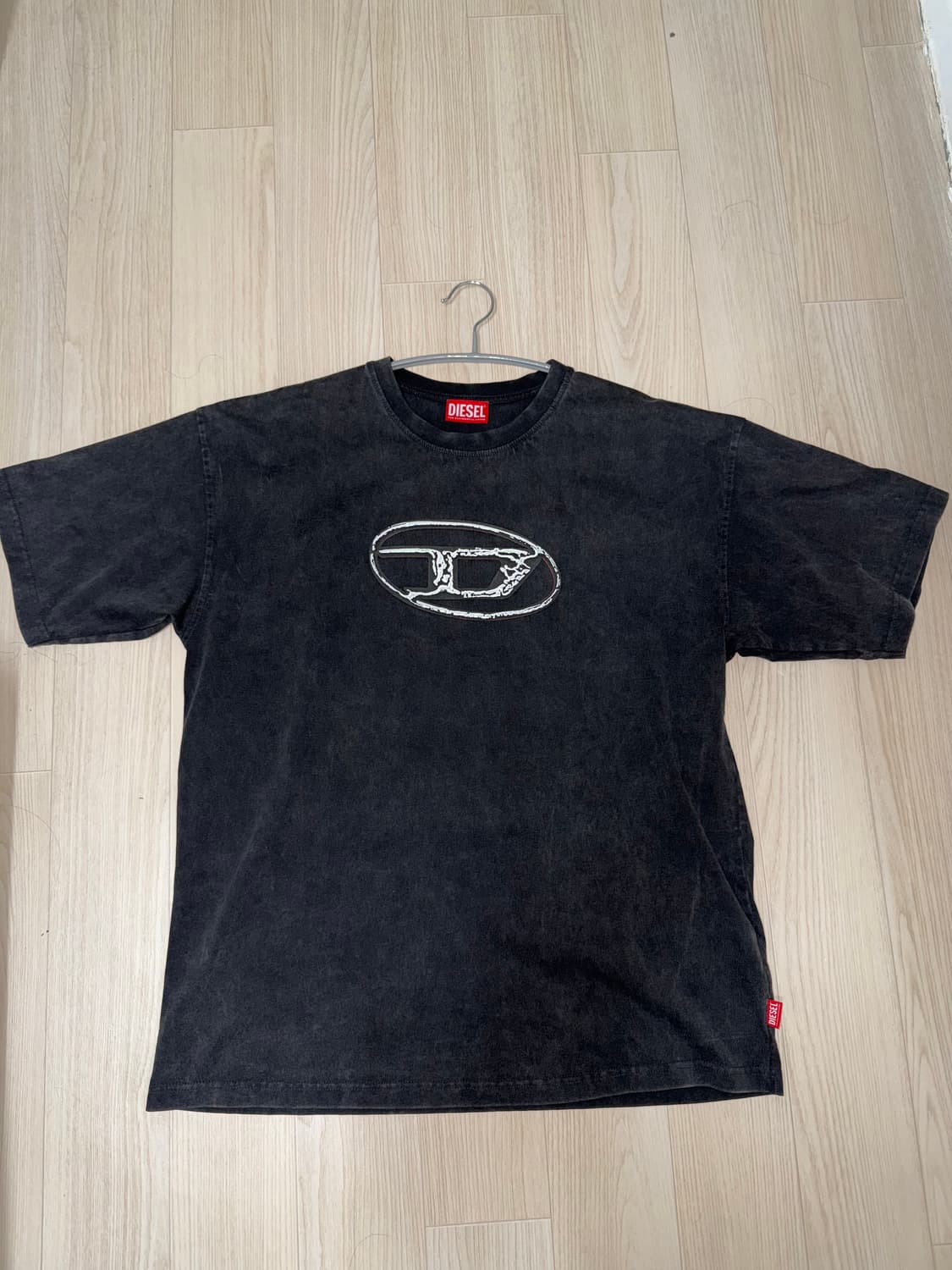 디젤 T-BOXT-Q22 오버핏 워싱 티셔츠 L 상품이미지1