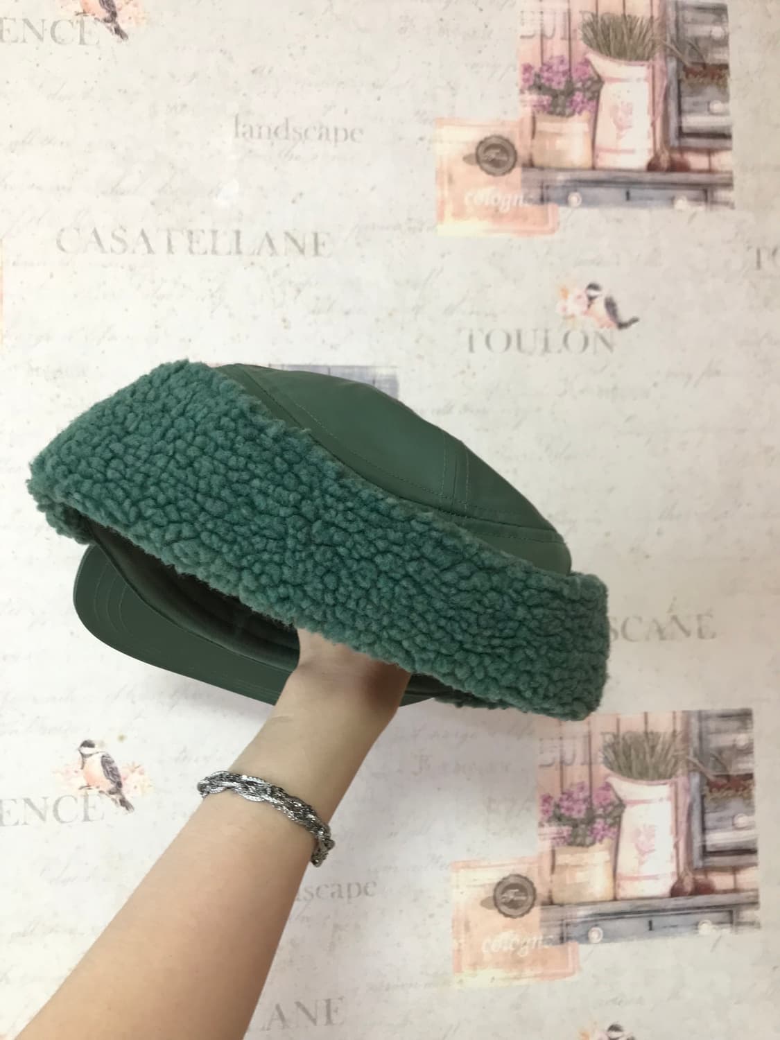 칼하트 WIP 올텐 이어 가드 캡 덕 그린 상품이미지6