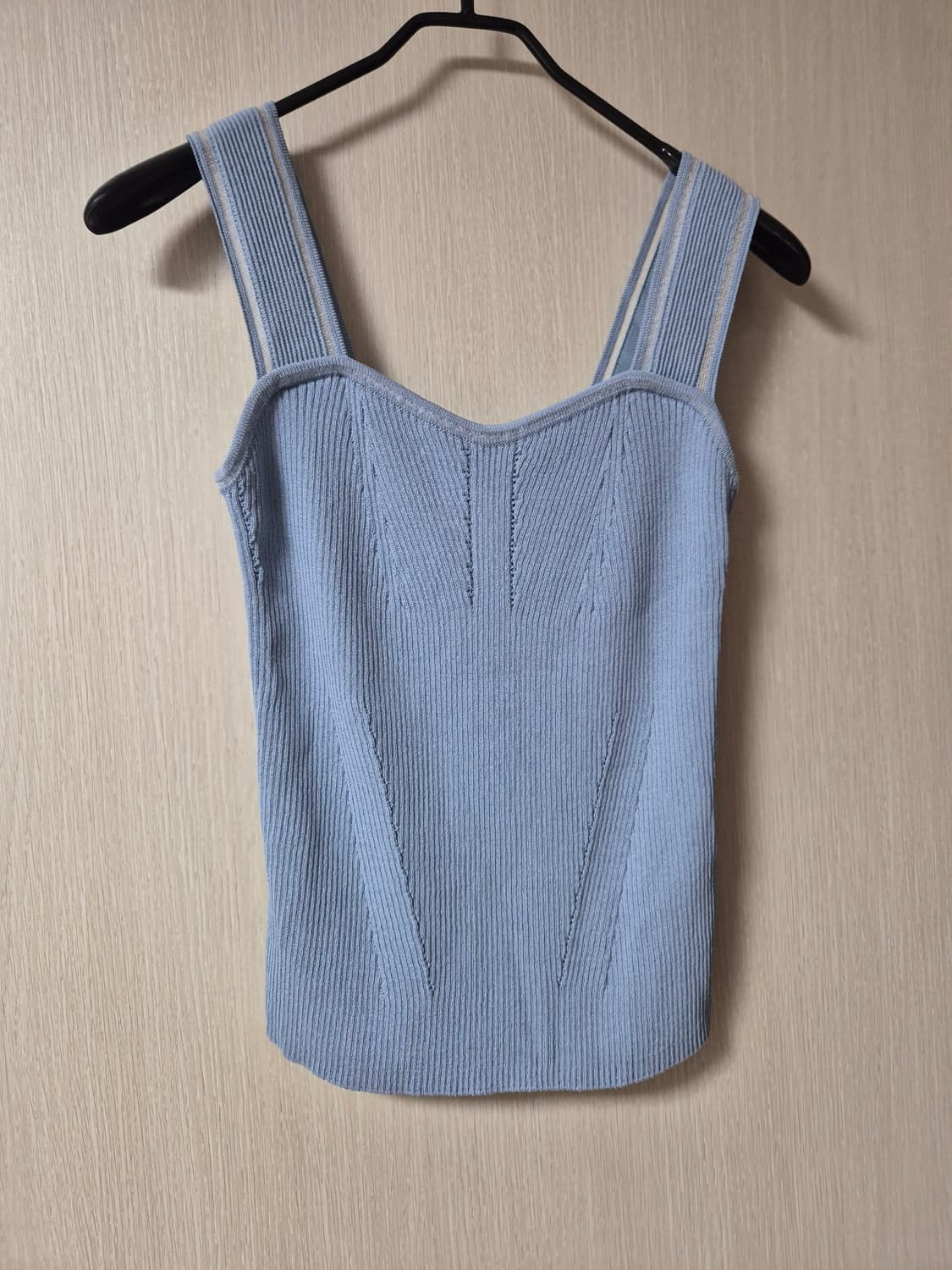 (22년) 마인 mine  슬리브리스 니트 탑 한섬  상품이미지1