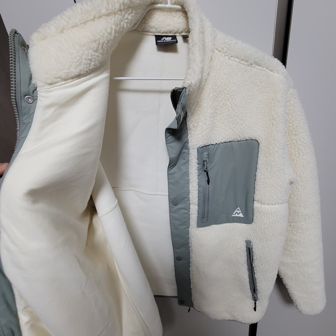 뉴발란스 플리스 스탠드넥 자켓 XL , 105 상품이미지4