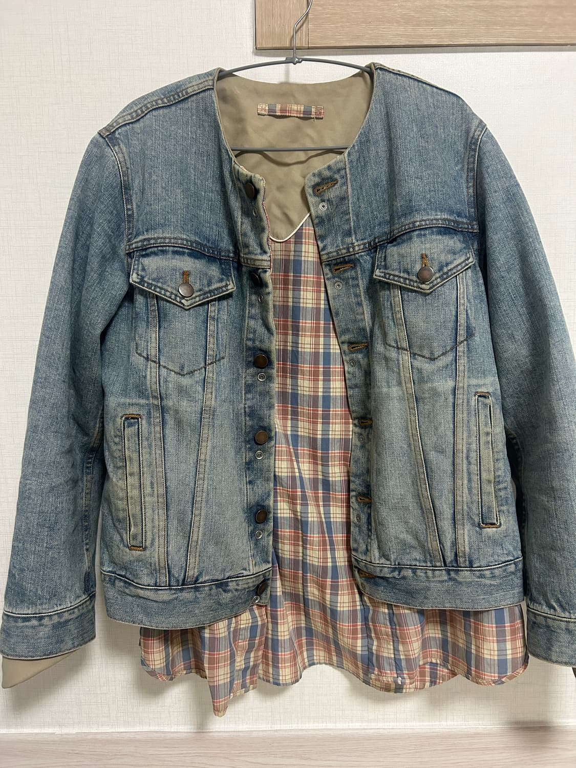 [Mihara Yasuhiro] 미하라야스히로 빈티지 리버시블 청자켓 상품이미지2