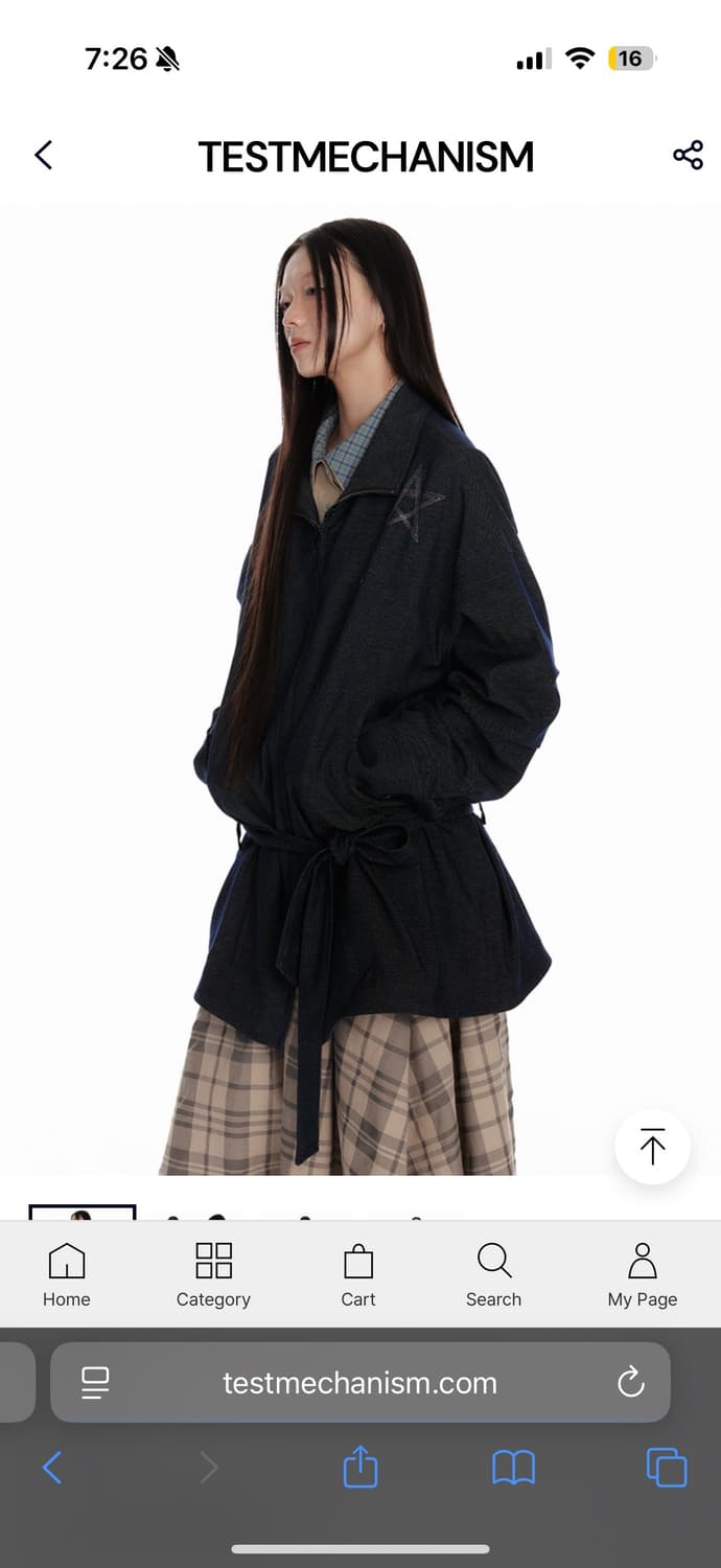 Jikoo 흑청자켓야상 상품이미지1