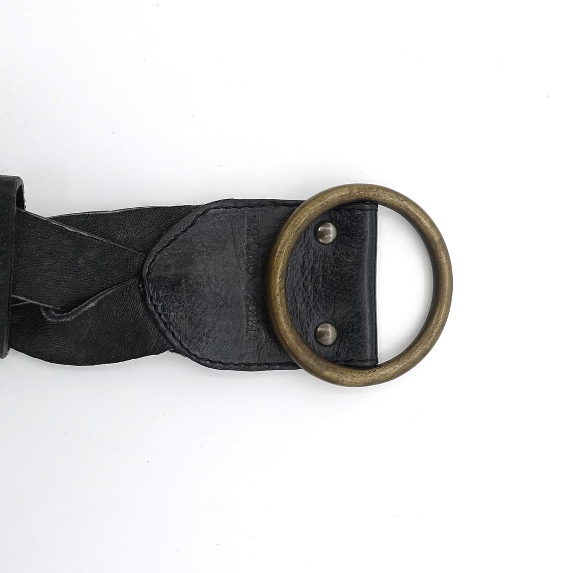 EMPORIOARMANI 엠포리오아르마니 아티잔 블랙 루프 벨트 상품이미지3